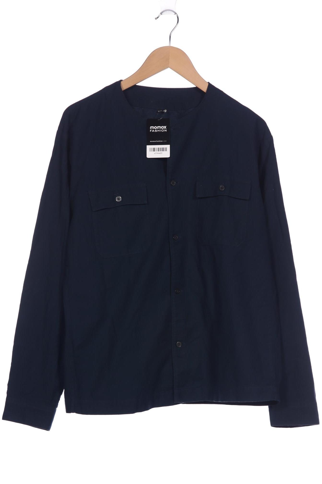 

Muji Herren Hemd, marineblau, Gr. 46