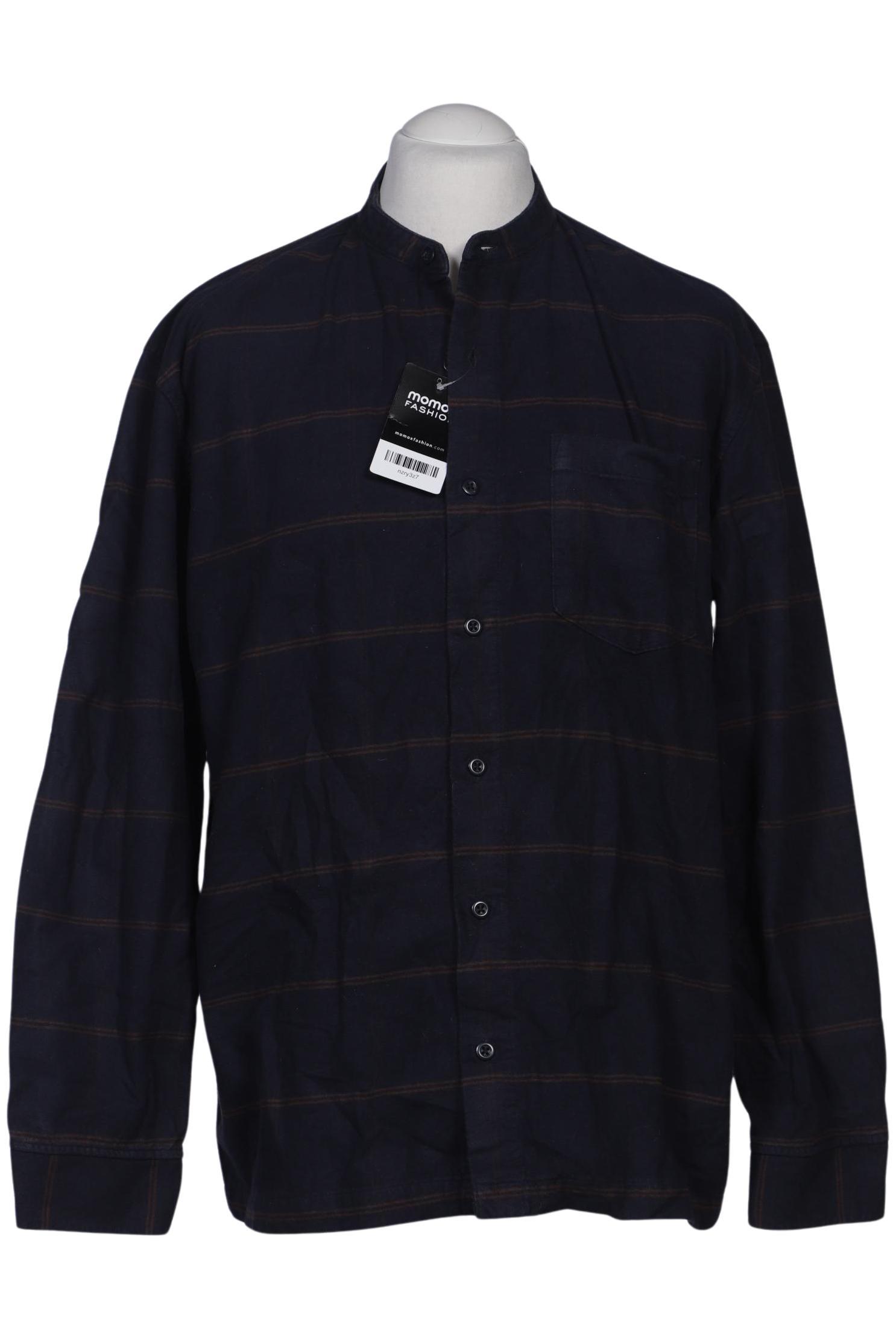 

Muji Herren Hemd, marineblau, Gr. 52