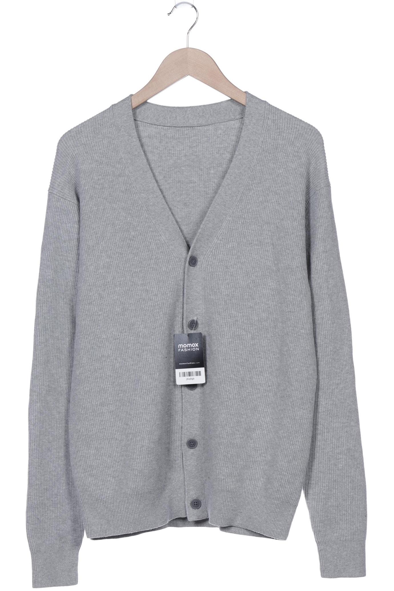 

Muji Herren Strickjacke, grau, Gr. 48