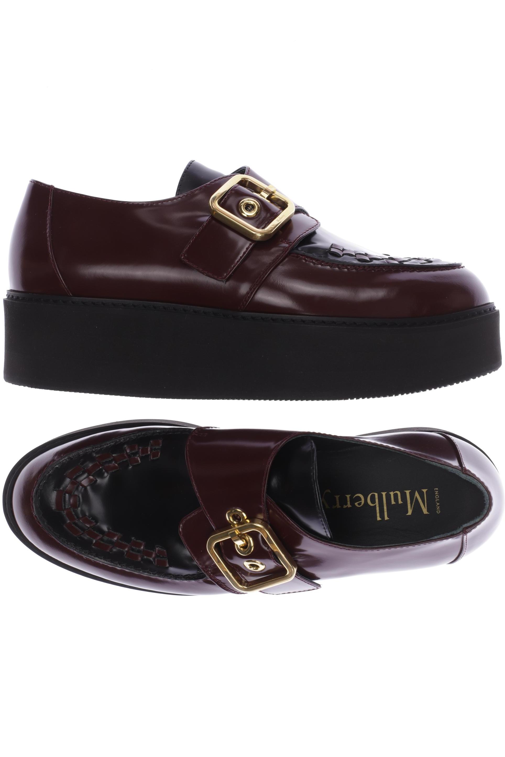 

Mulberry Damen Halbschuh, bordeaux, Gr. 41