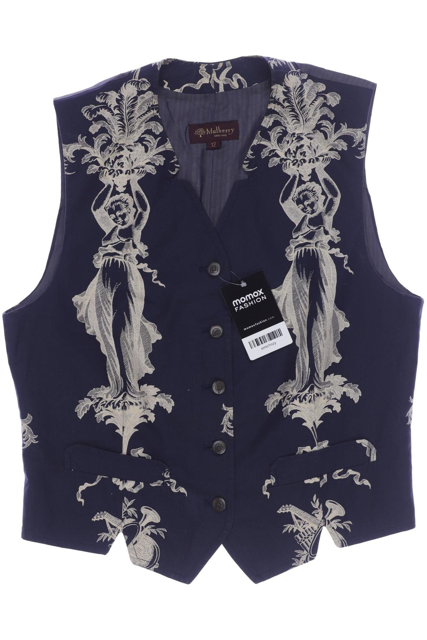 

Mulberry Damen Weste, marineblau, Gr. 12