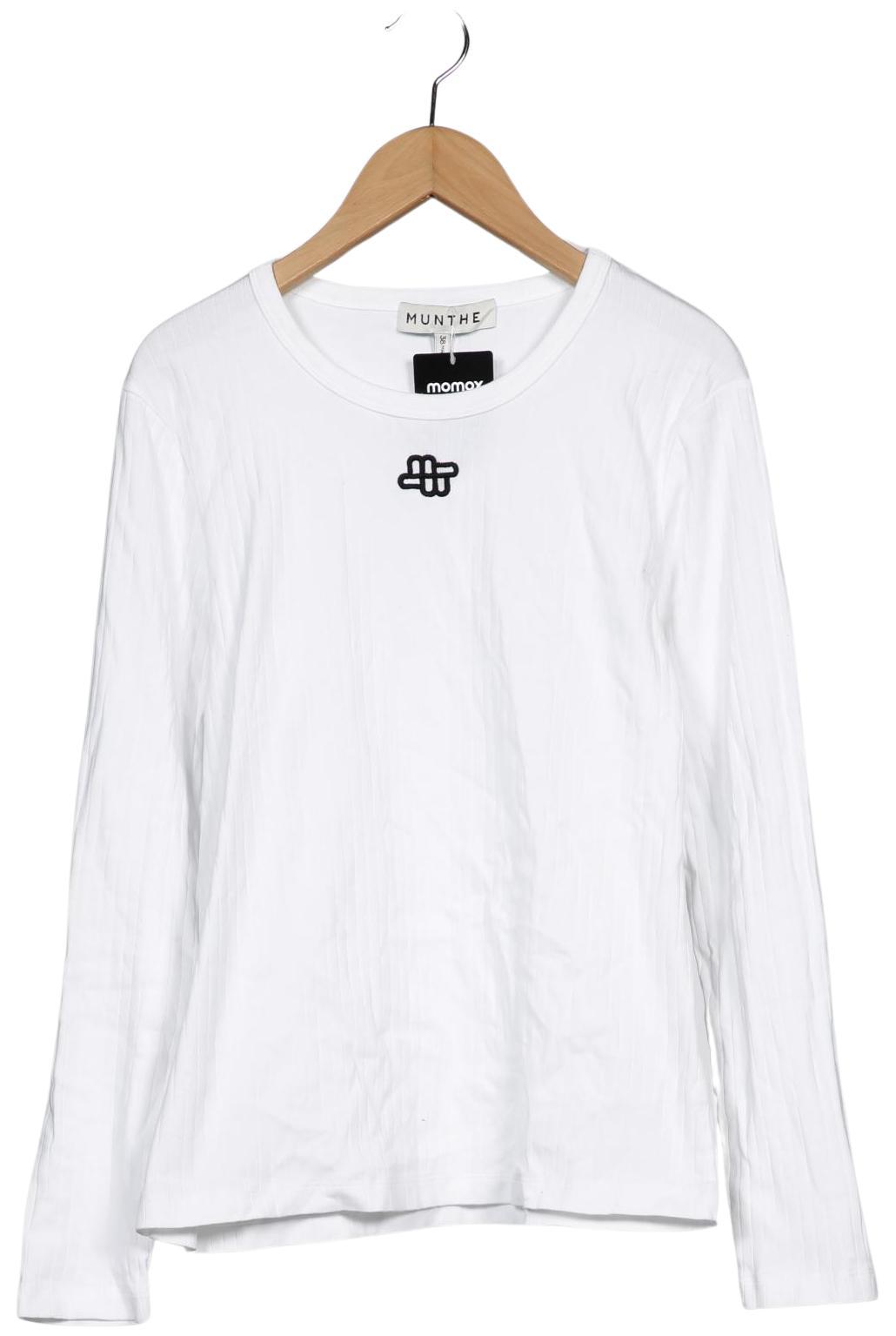 

Munthe Damen Langarmshirt, weiß, Gr. 38