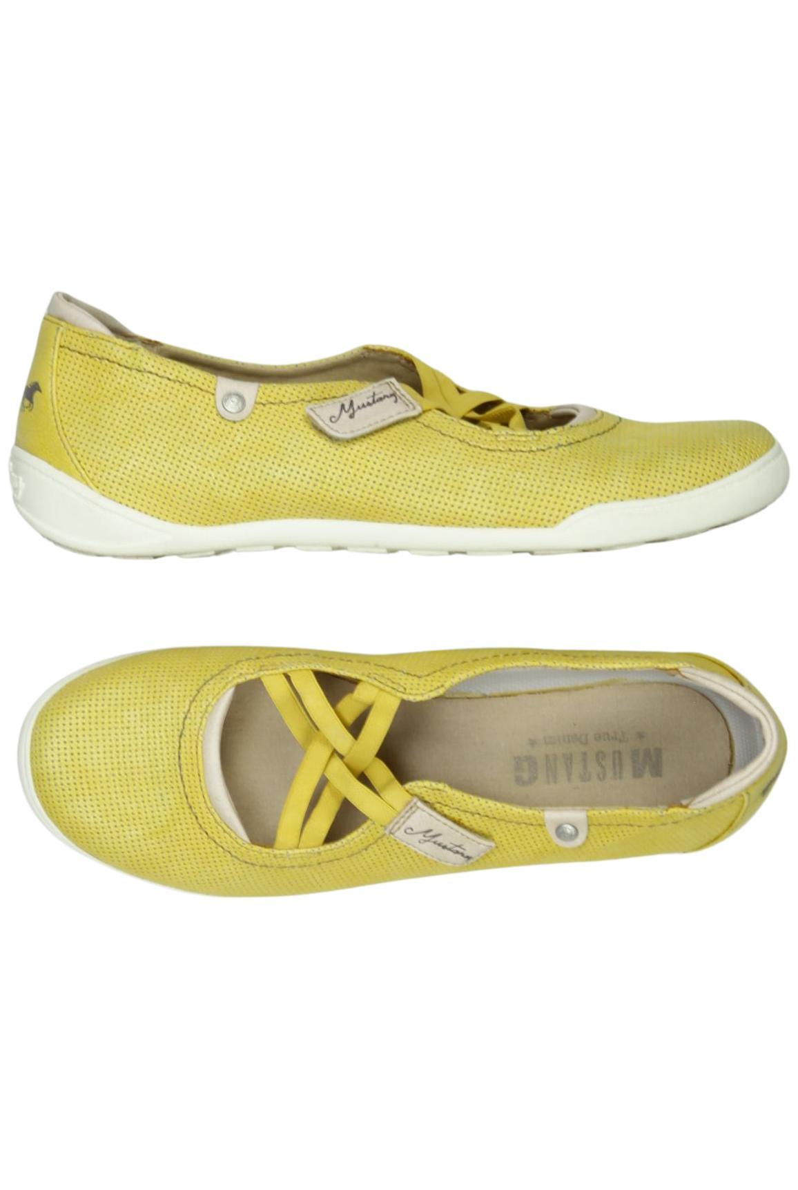 

Mustang Damen Ballerinas, gelb, Gr. 40