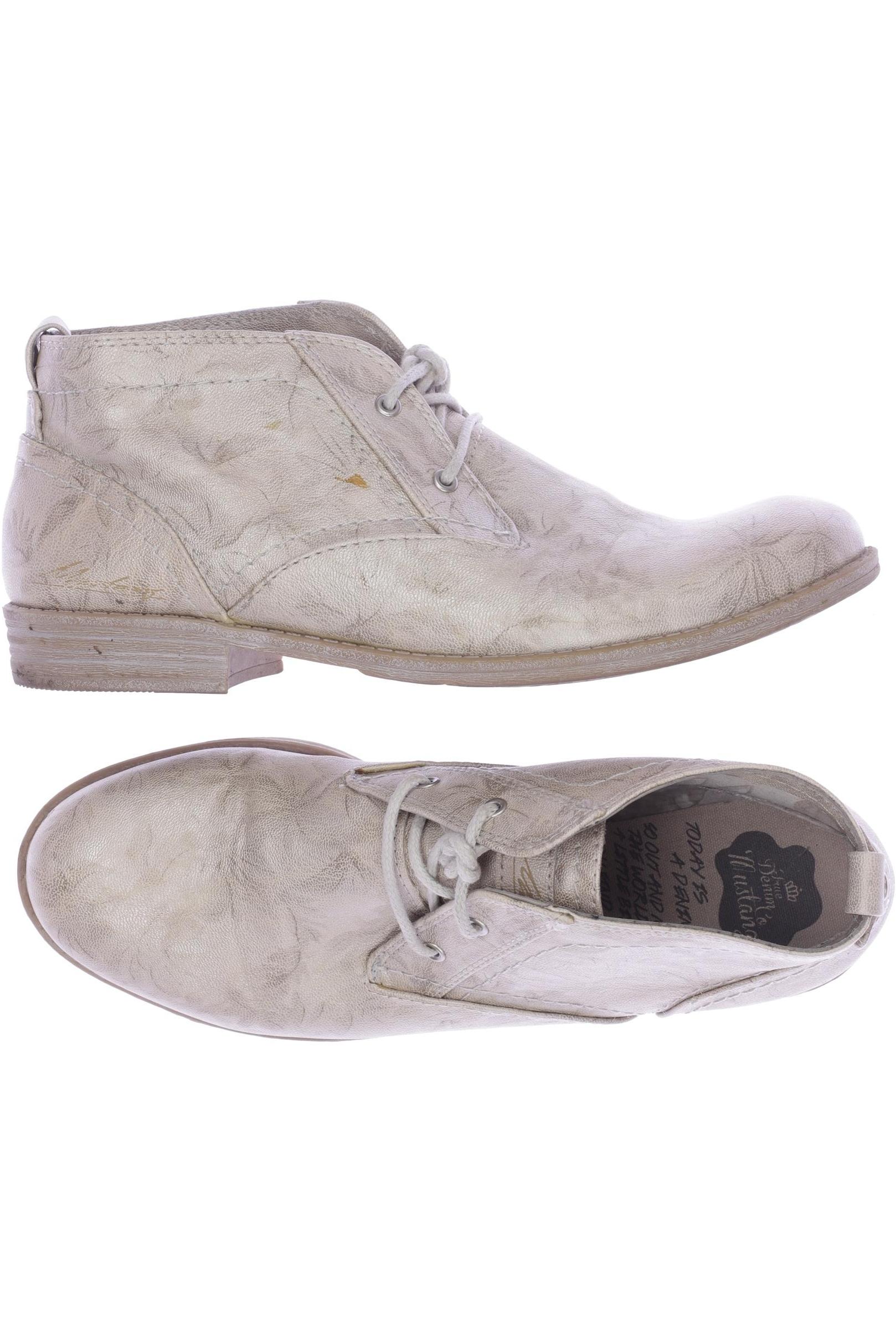 

Mustang Damen Halbschuh, beige, Gr. 38
