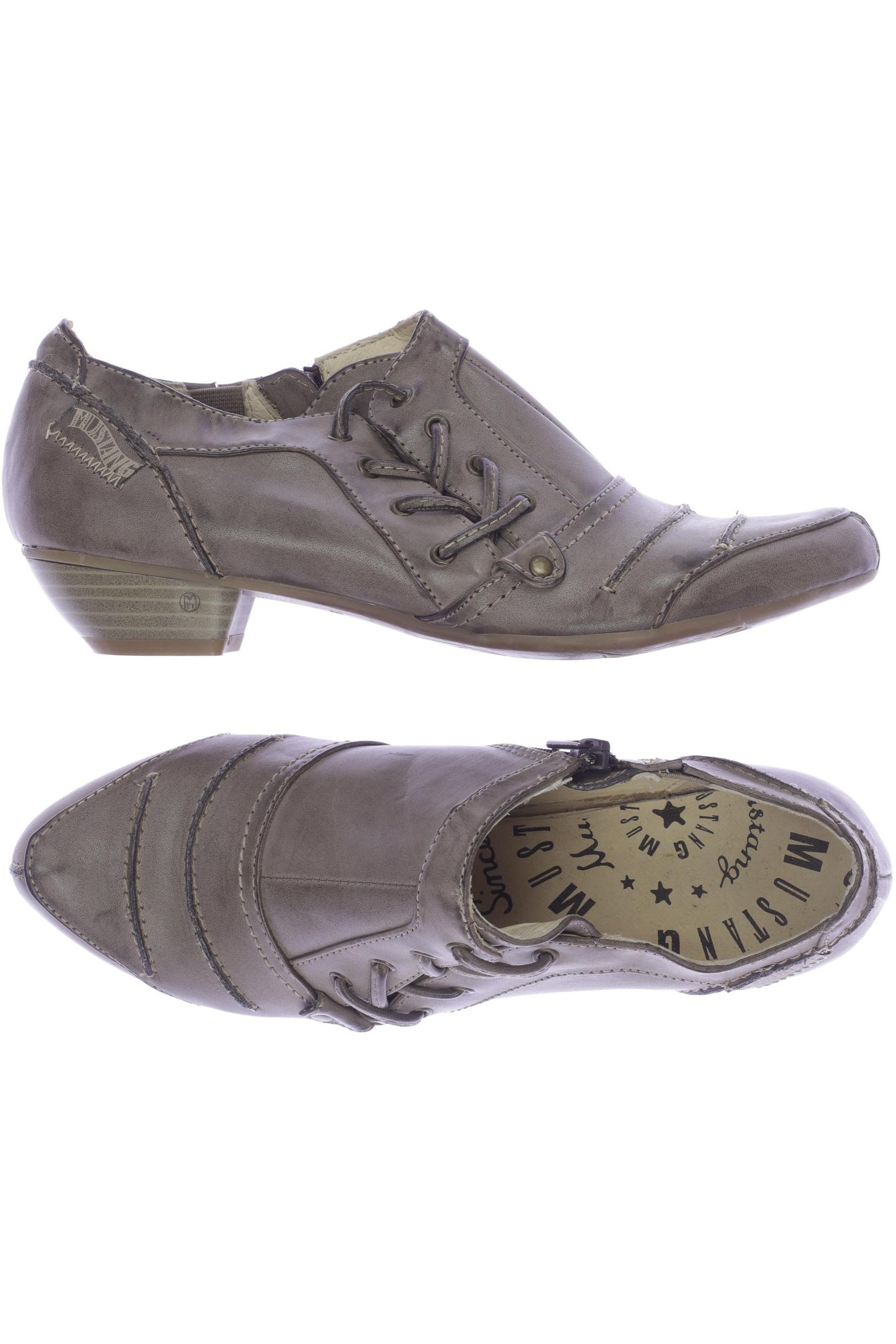 

Mustang Damen Halbschuh, beige, Gr. 39