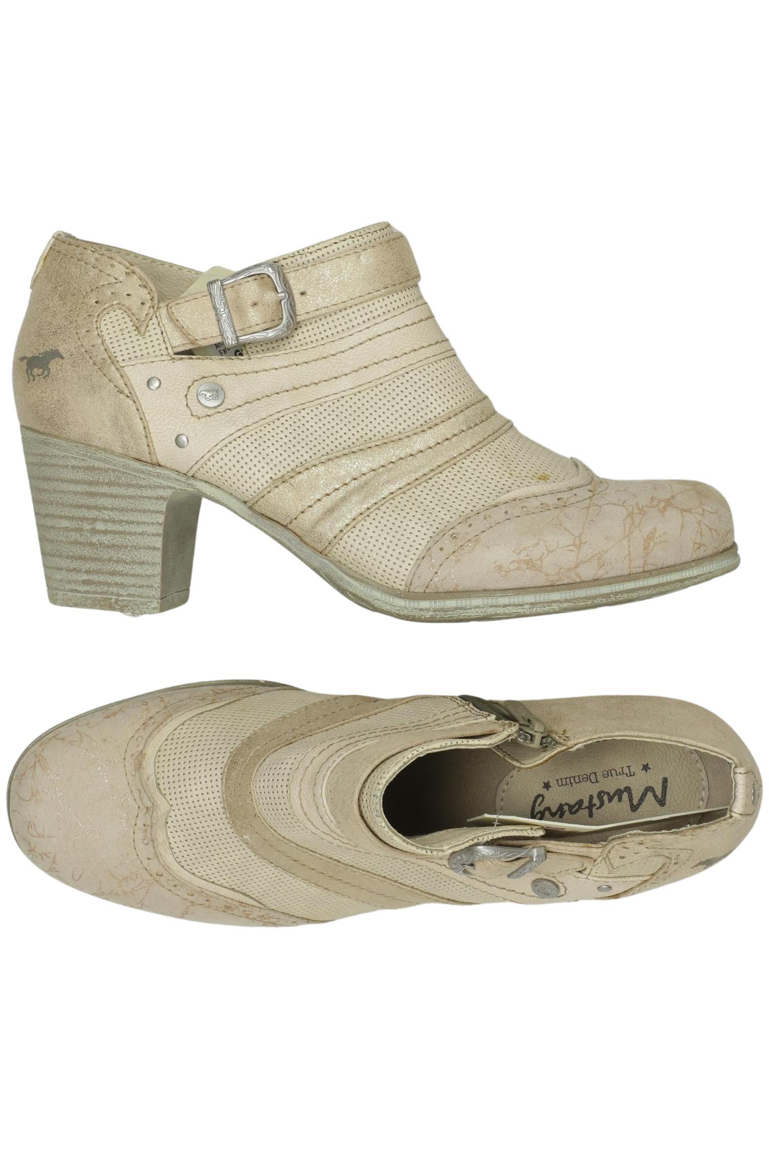 

Mustang Damen Halbschuh, beige, Gr. 41