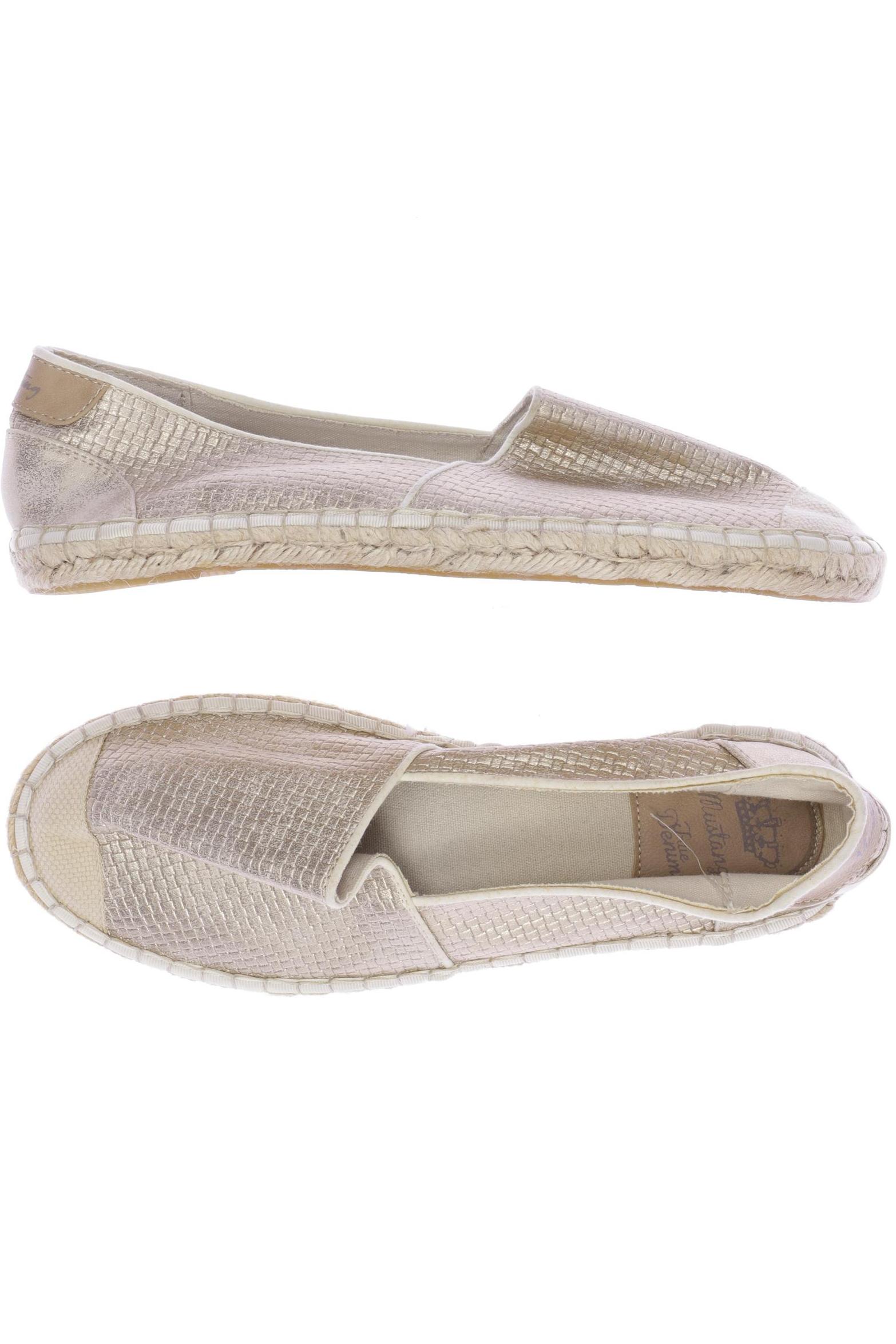 

Mustang Damen Halbschuh, gold, Gr. 38