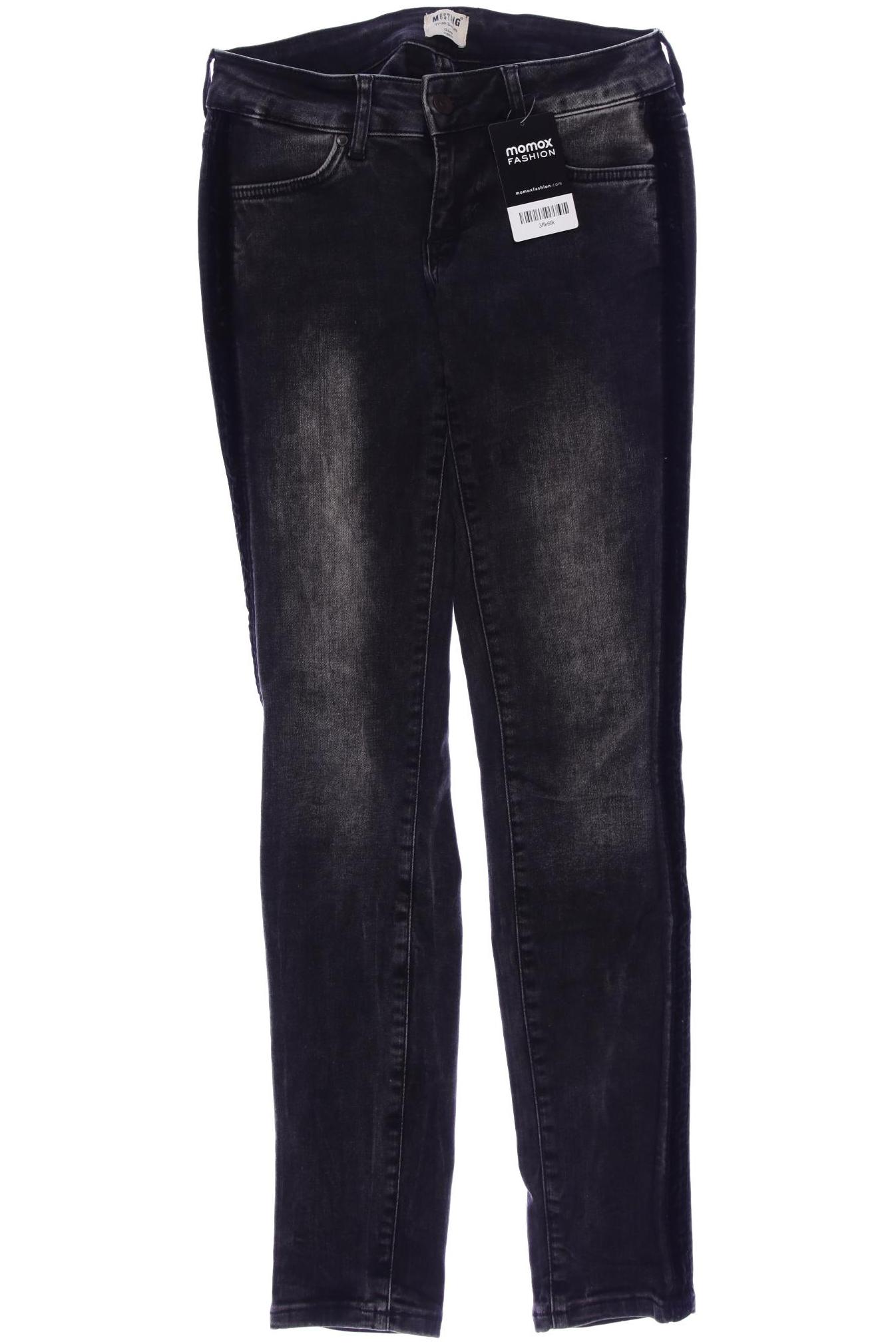 

MUSTANG Damen Jeans, schwarz