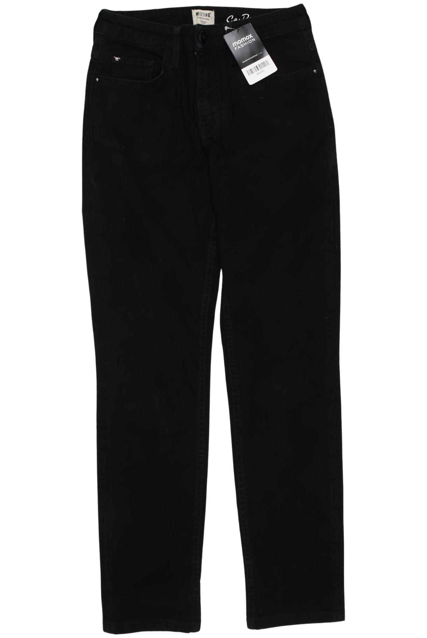 

Mustang Damen Jeans, schwarz, Gr. 25