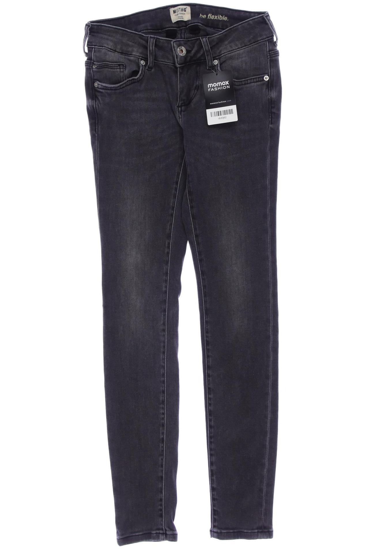 

Mustang Damen Jeans, grau, Gr. 25