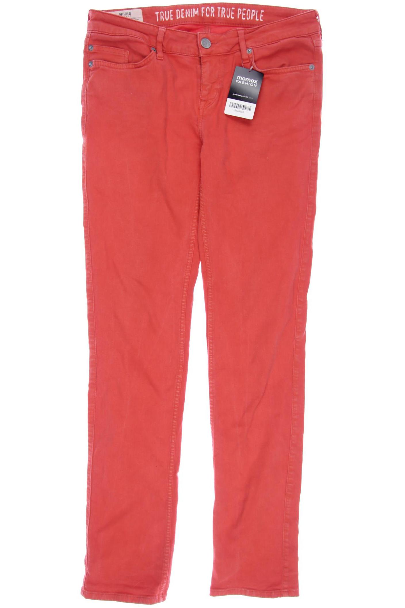 

Mustang Damen Jeans, rot, Gr. 28