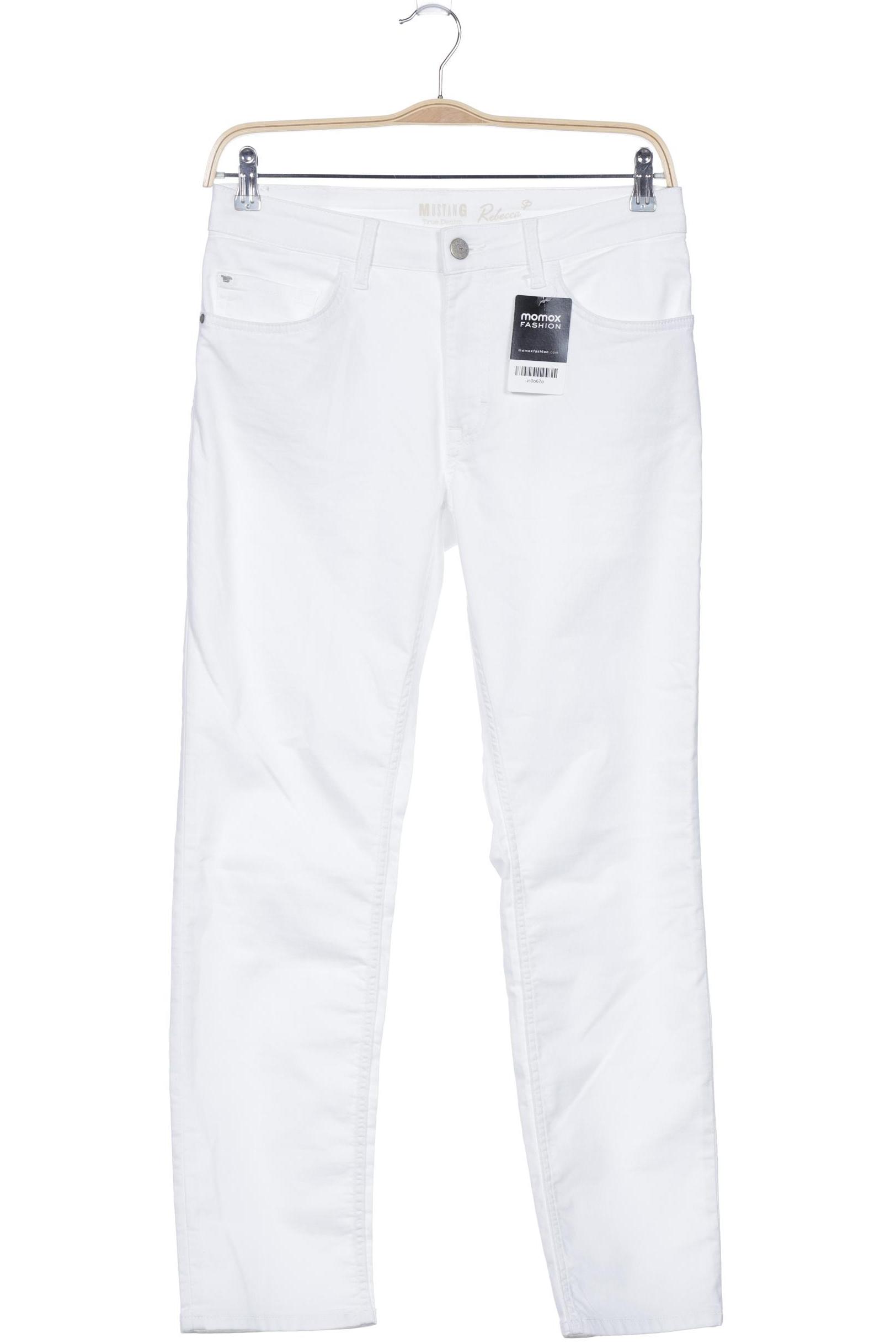 

Mustang Damen Jeans, weiß, Gr. 33