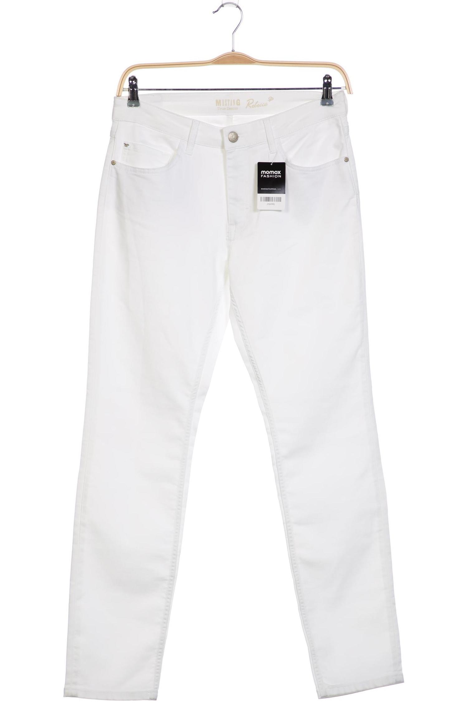 

Mustang Damen Jeans, weiß, Gr. 33
