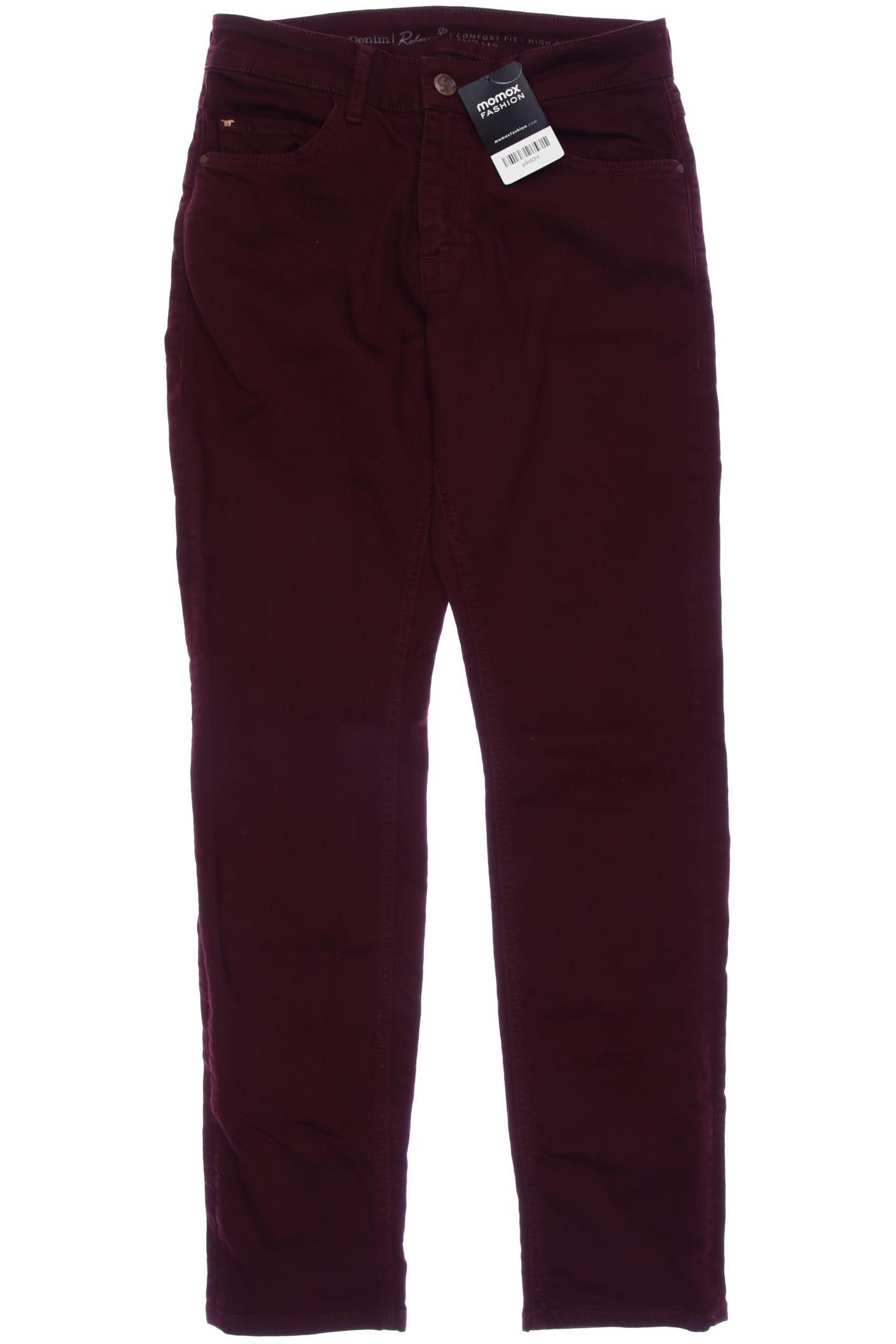 

Mustang Damen Jeans, bordeaux, Gr. 28