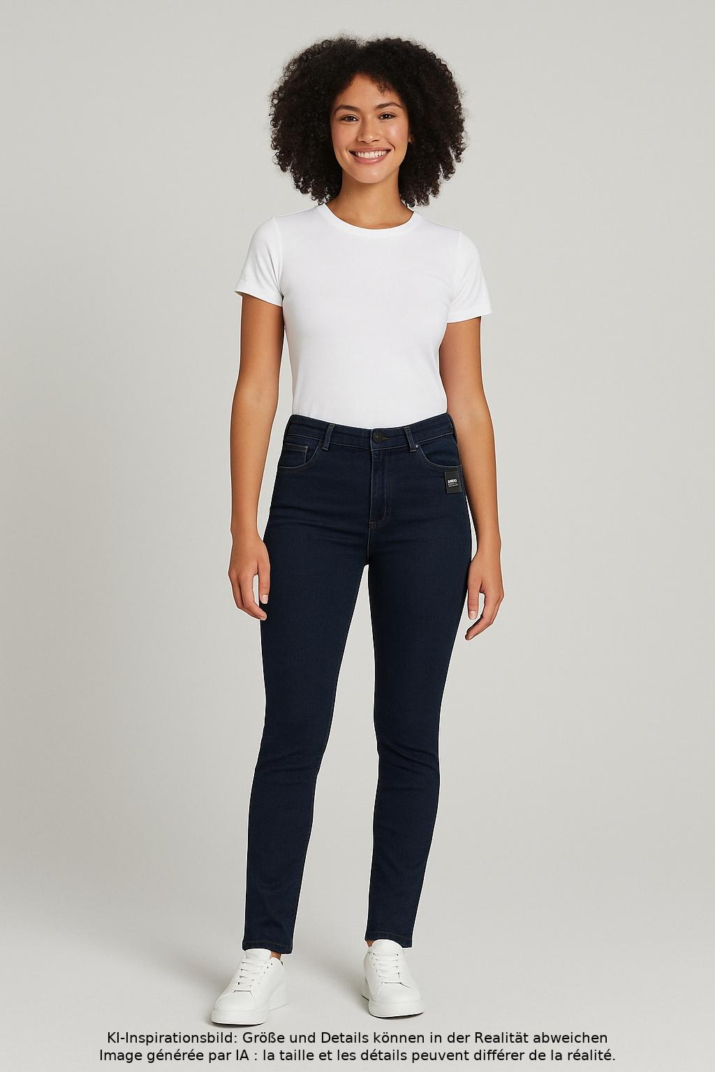 

Mustang Damen Jeans, marineblau, Gr. 25