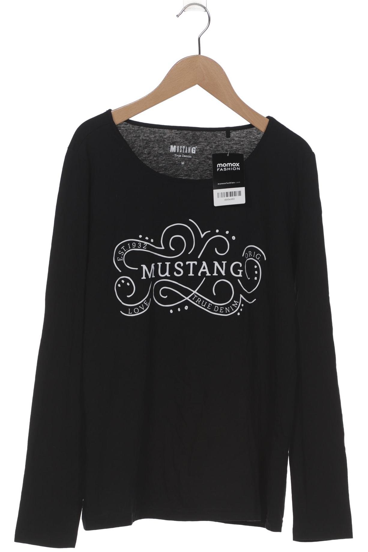 

Mustang Damen Langarmshirt, schwarz, Gr. 38
