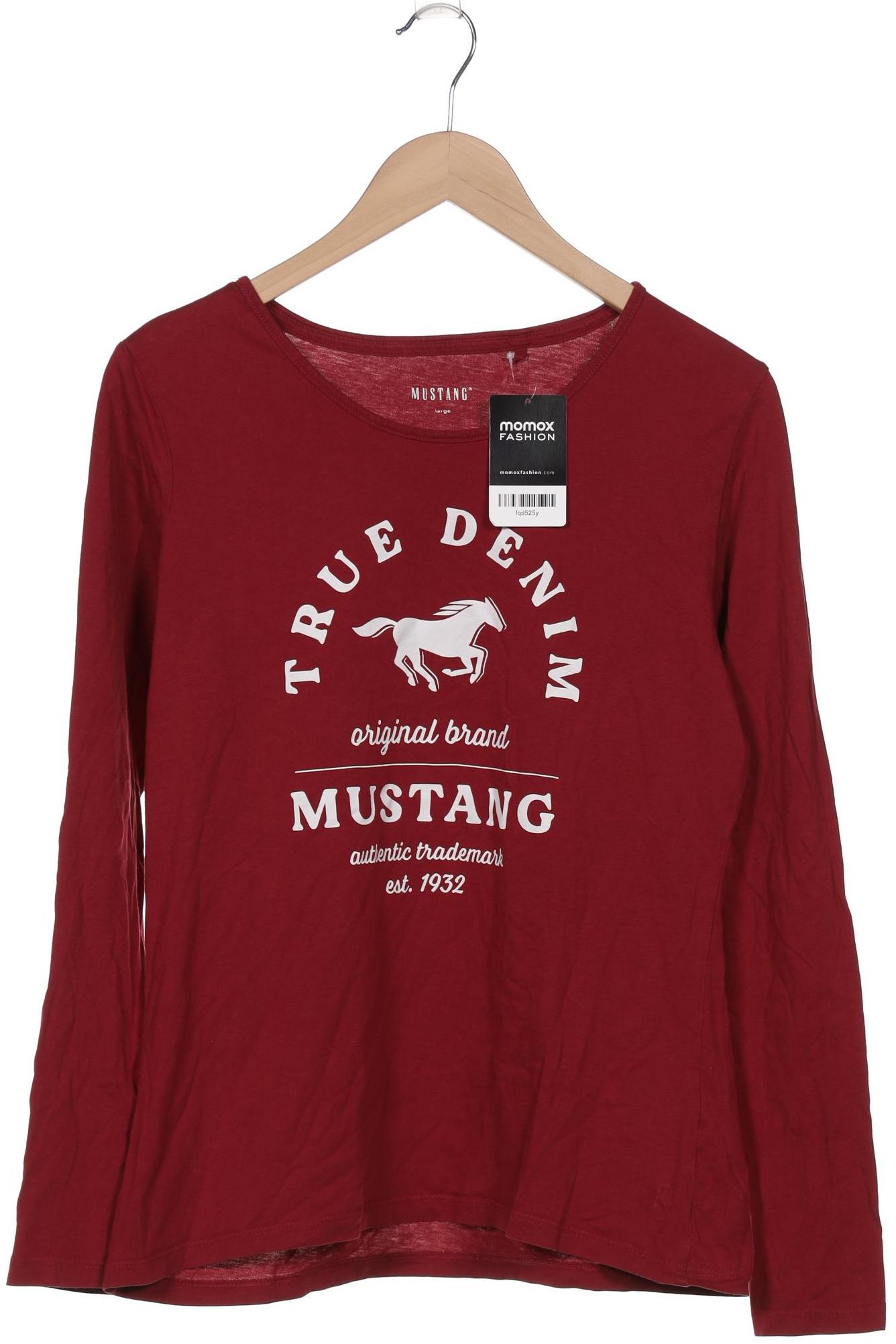 

Mustang Damen Langarmshirt, bordeaux, Gr. 42