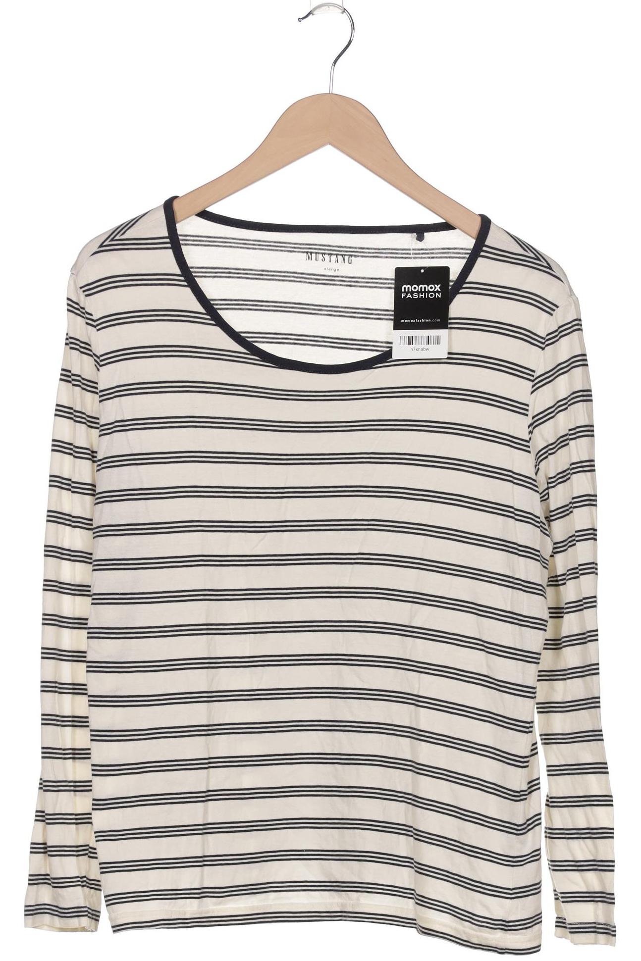 

Mustang Damen Langarmshirt, cremeweiß, Gr. 44