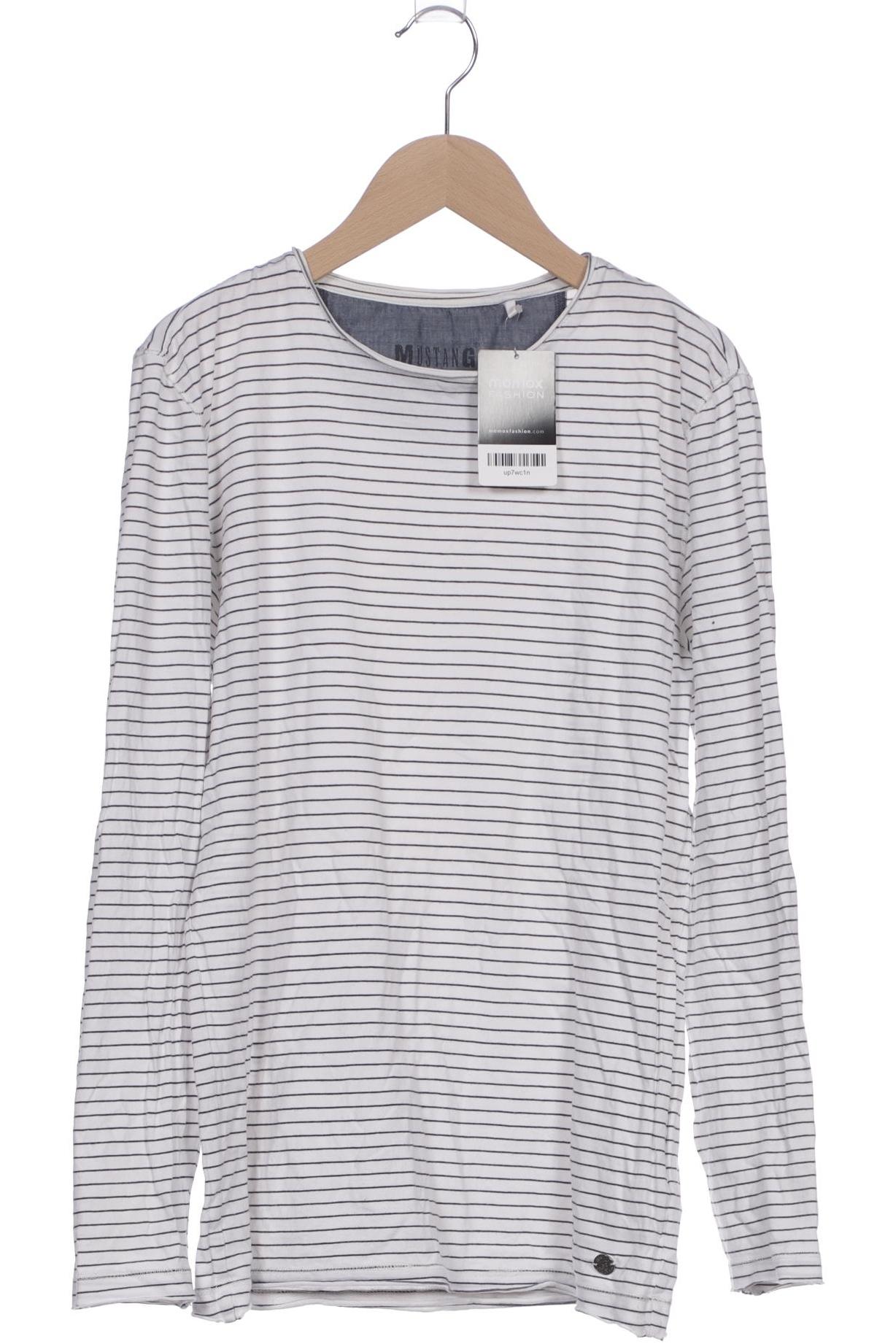 

Mustang Damen Langarmshirt, weiß, Gr. 36