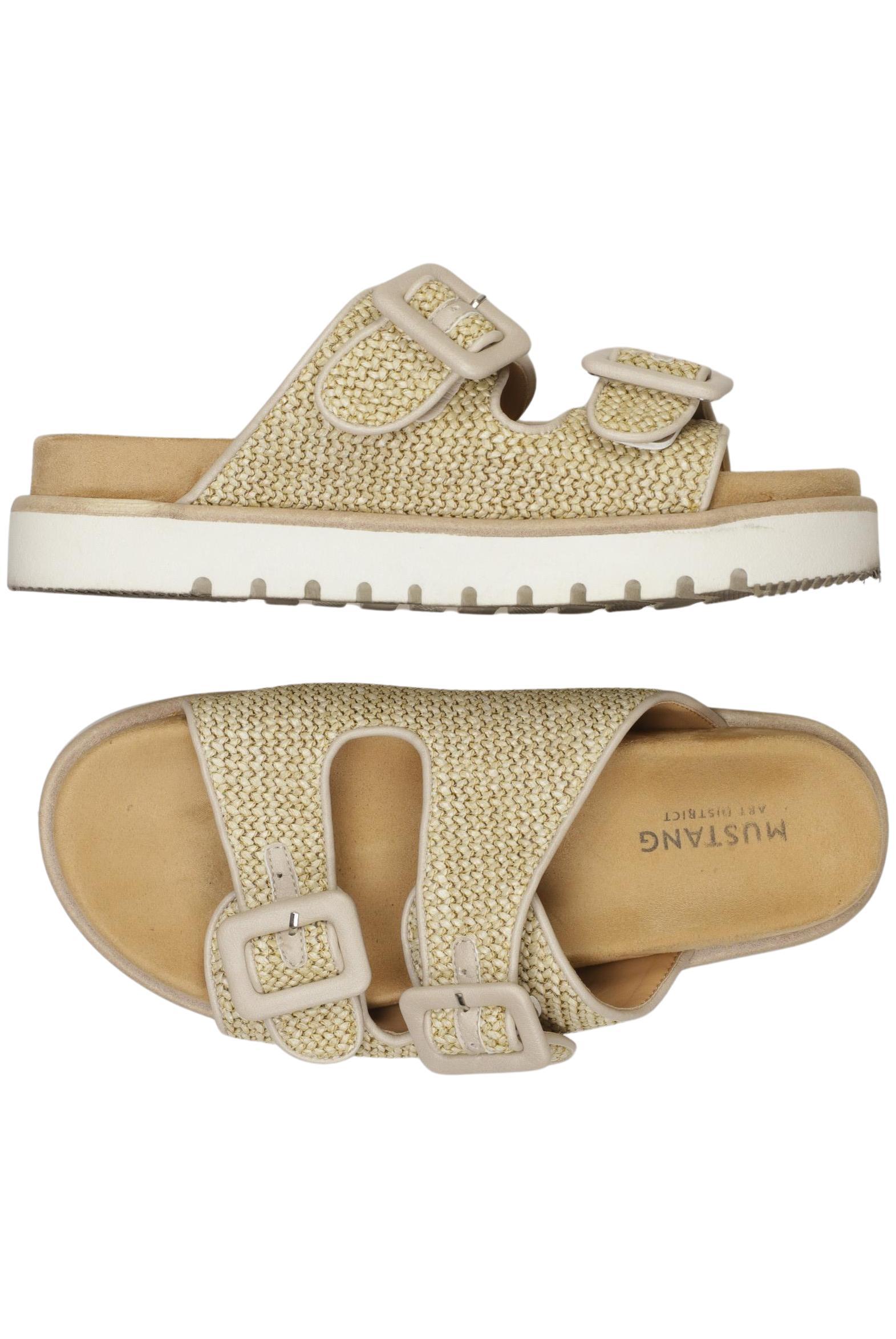 

Mustang Damen Sandale, beige, Gr. 37