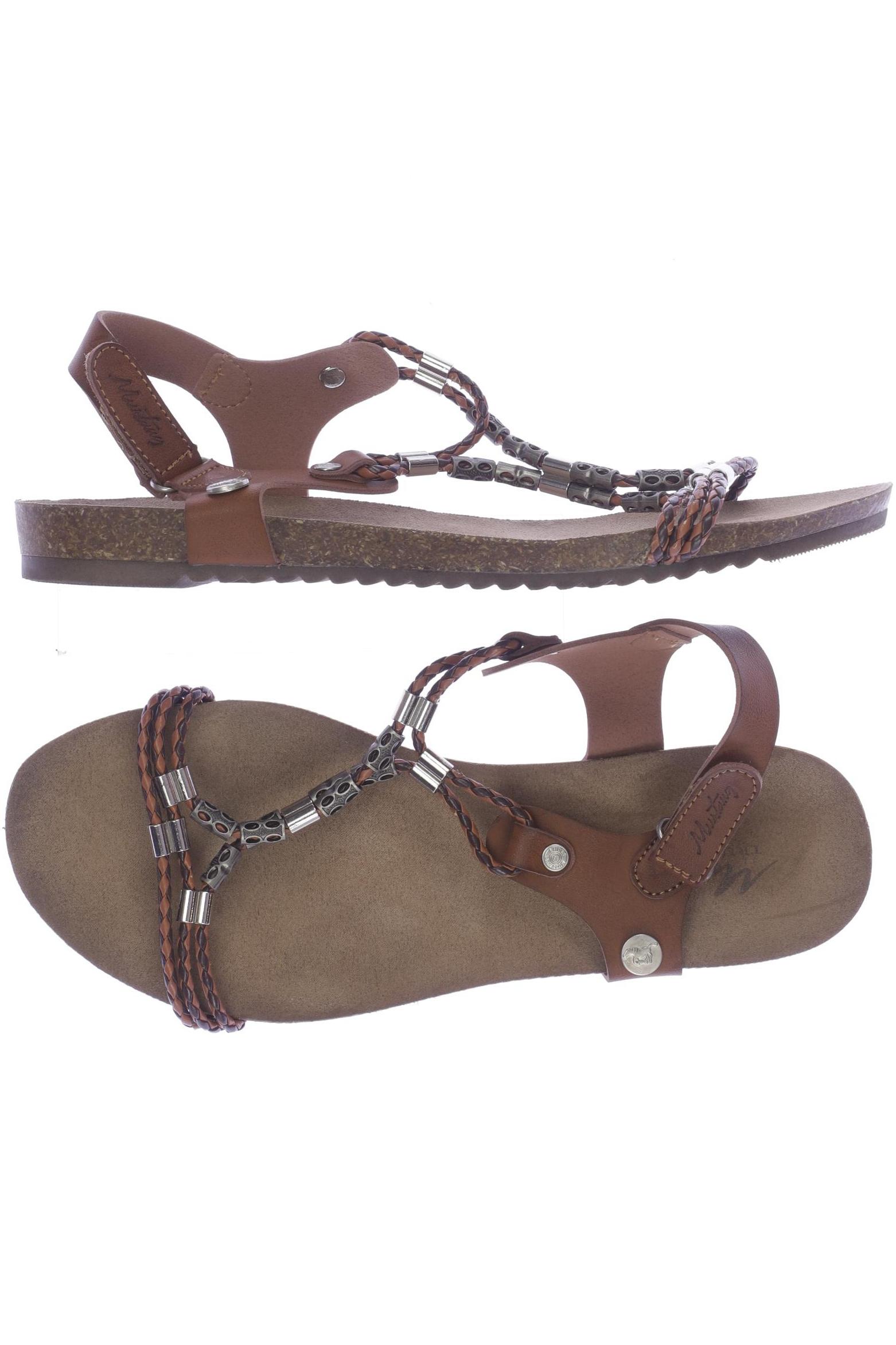 

Mustang Damen Sandale, braun, Gr. 38