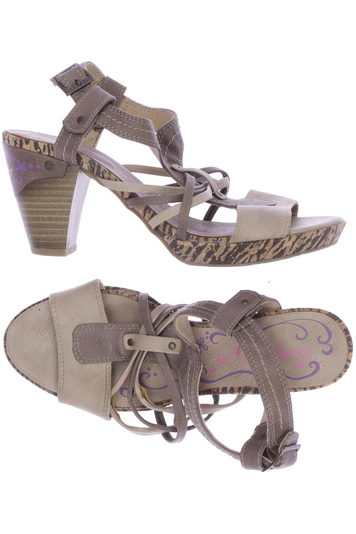 

Mustang Damen Sandale, beige, Gr. 37