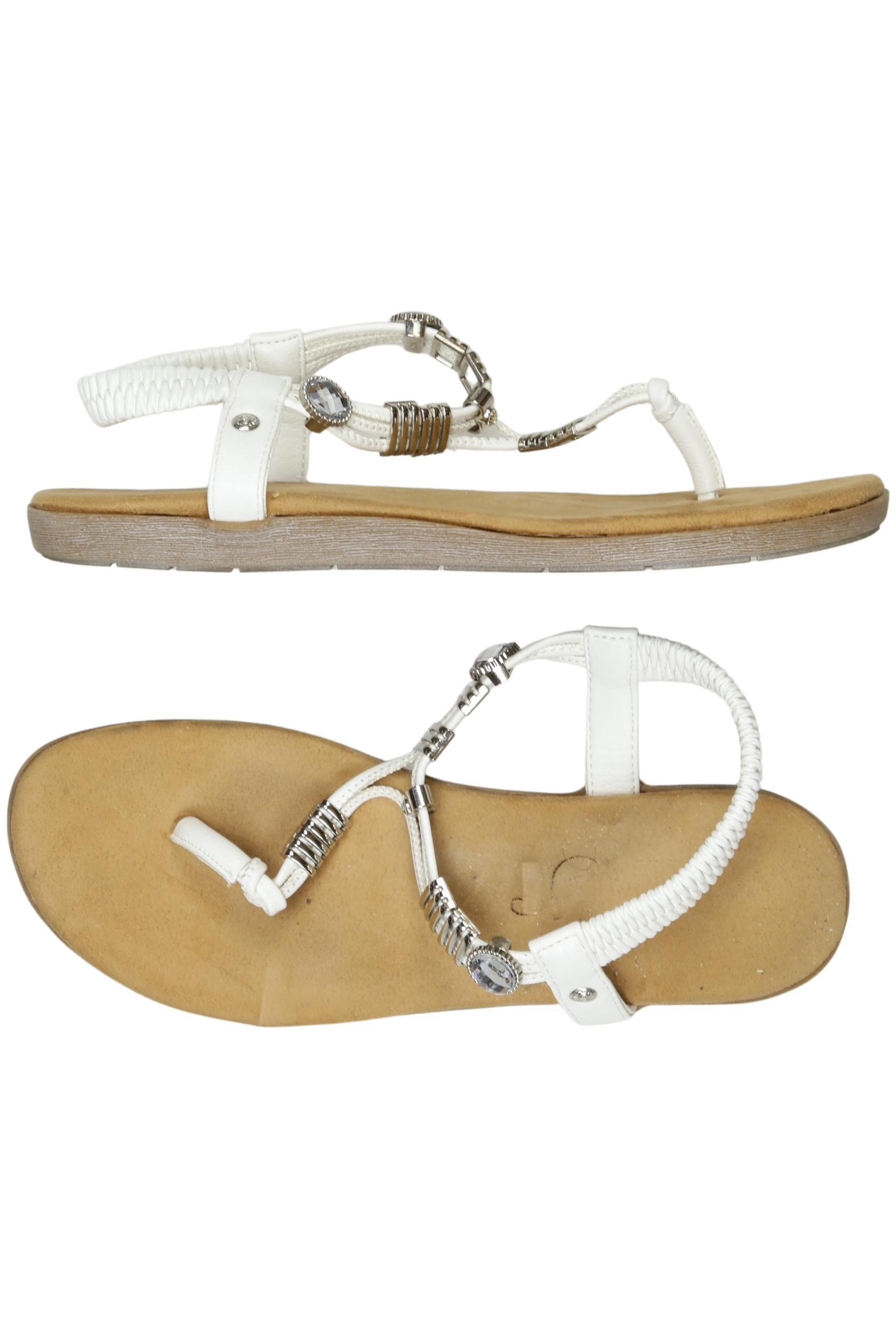 

Mustang Damen Sandale, weiß, Gr. 38