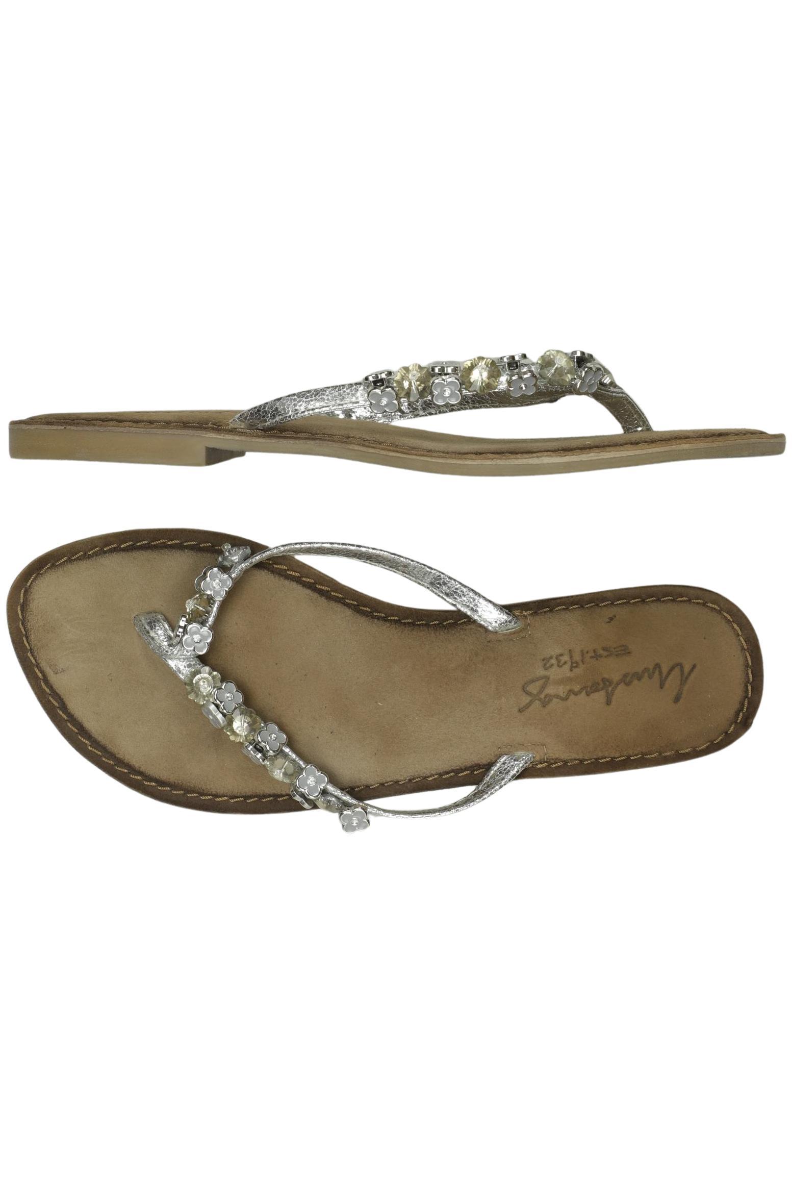 

Mustang Damen Sandale, silber, Gr. 41