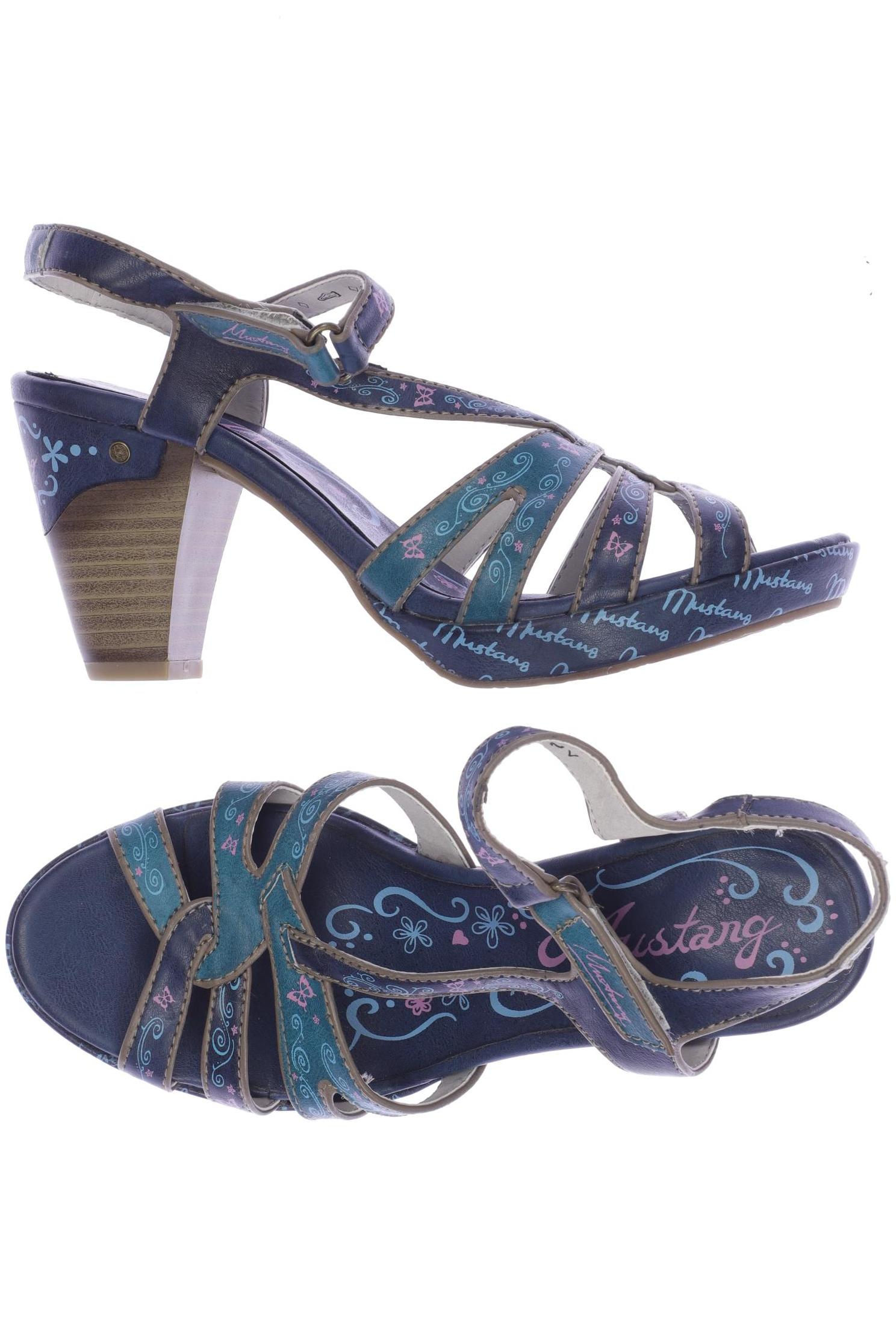

Mustang Damen Sandale, blau, Gr. 37.5