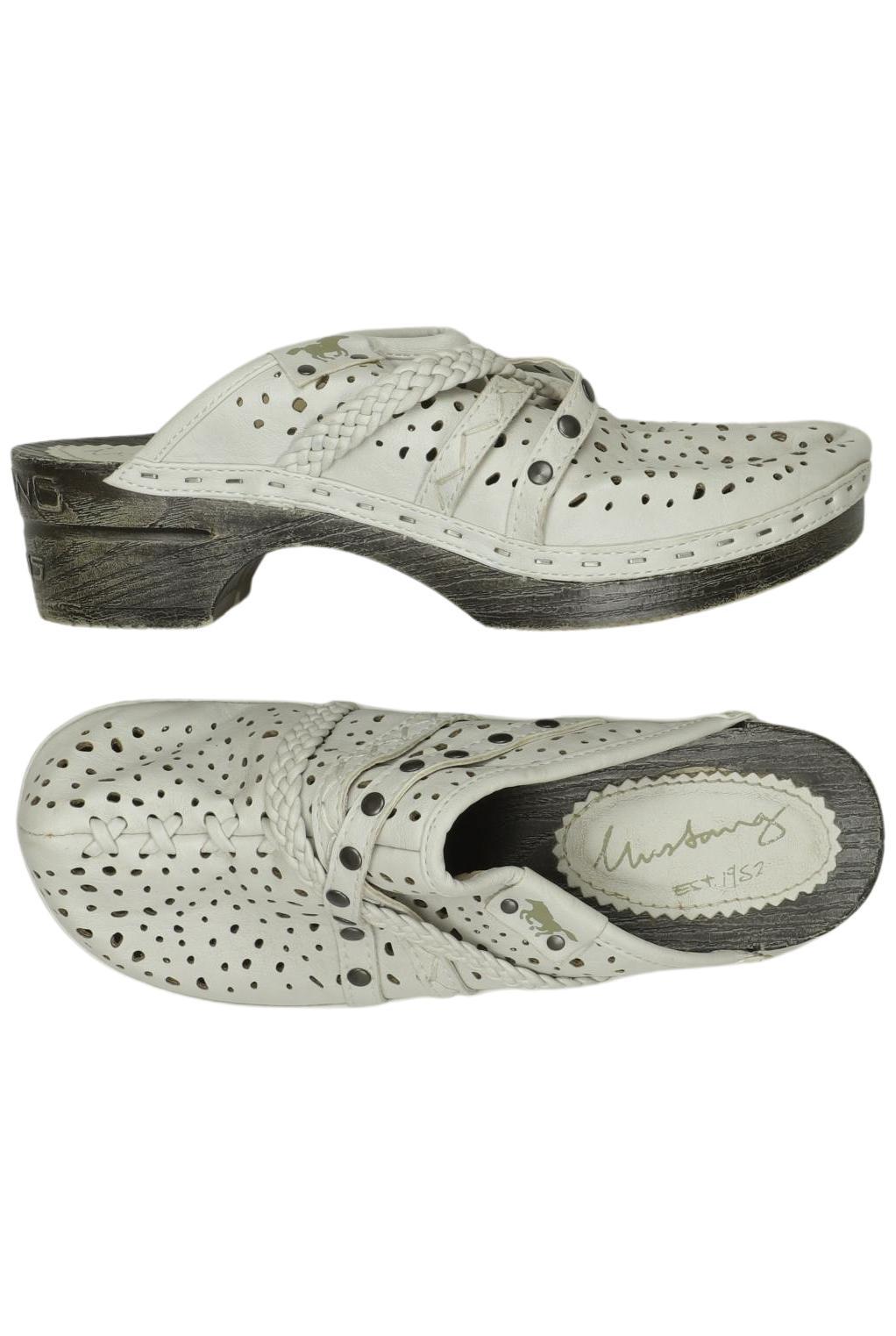 

Mustang Damen Sandale, weiß, Gr. 37