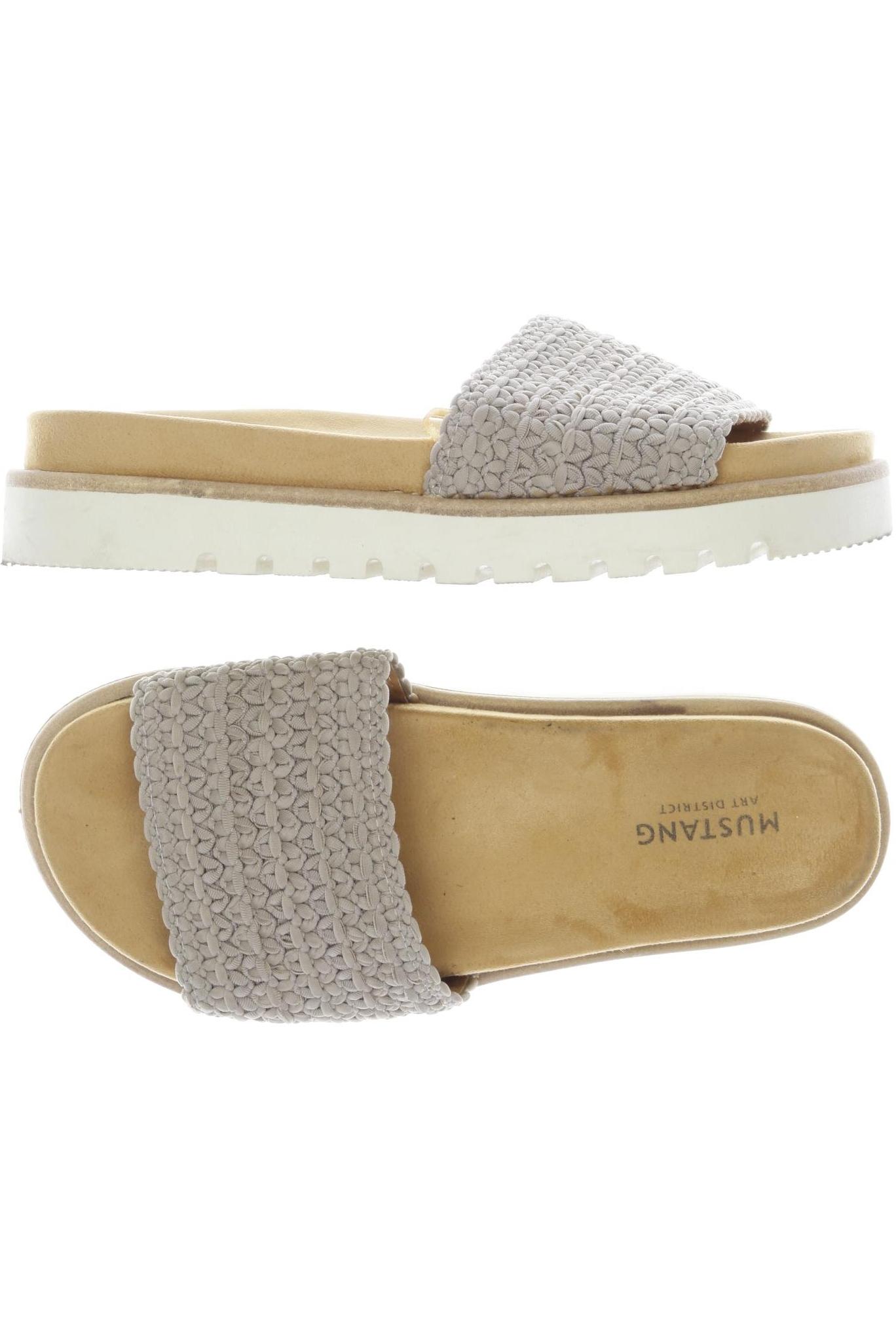 

Mustang Damen Sandale, beige, Gr. 39