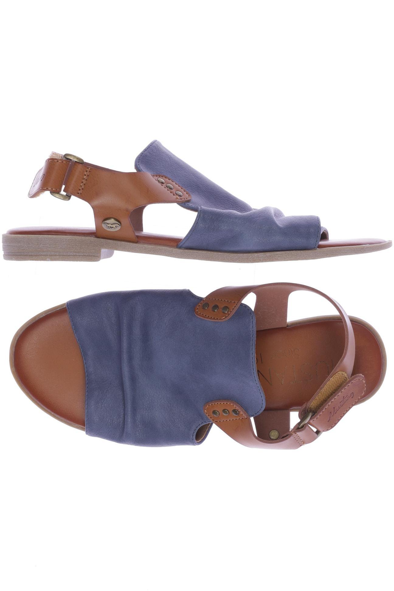 

Mustang Damen Sandale, blau, Gr. 38