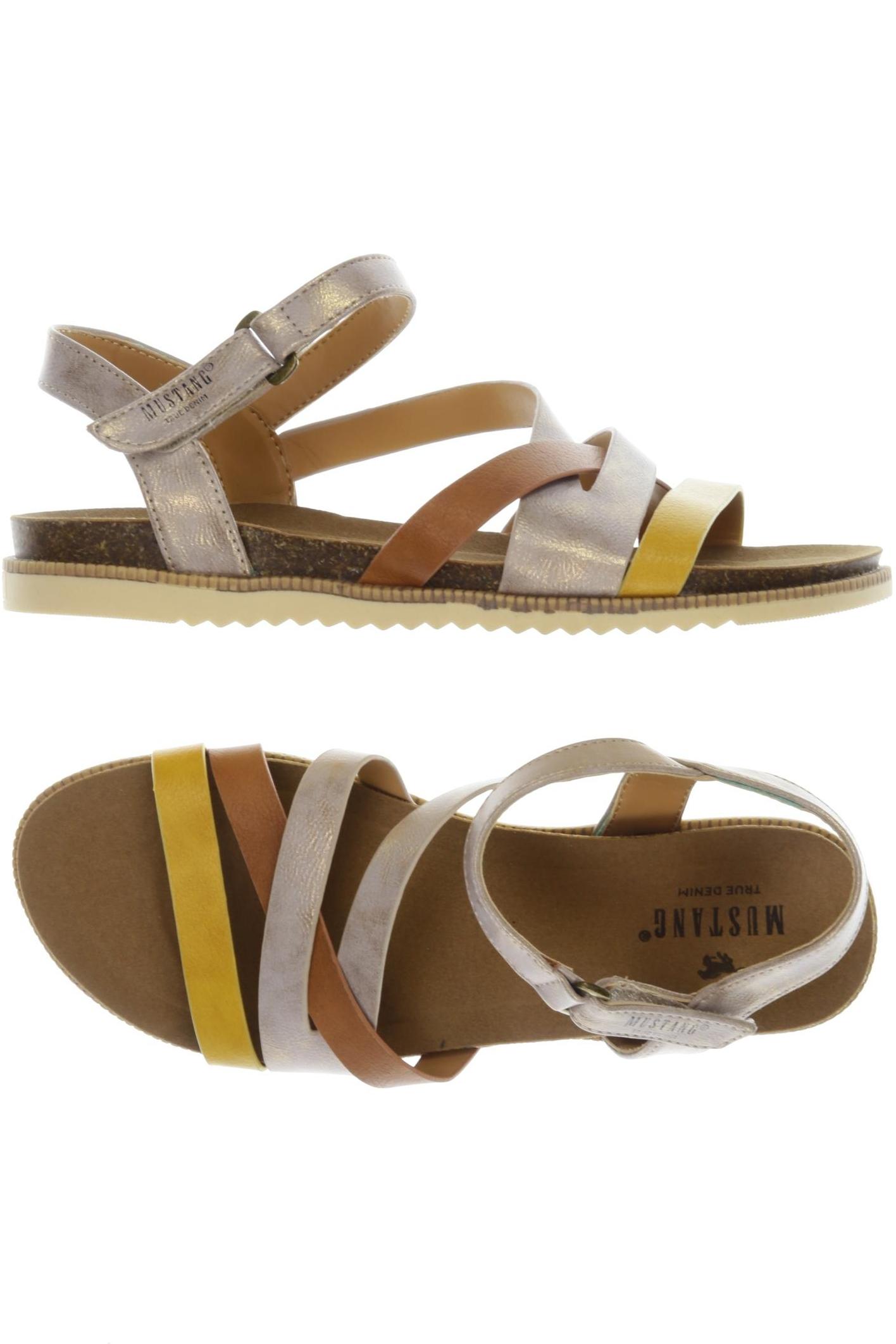 

Mustang Damen Sandale, beige, Gr. 38