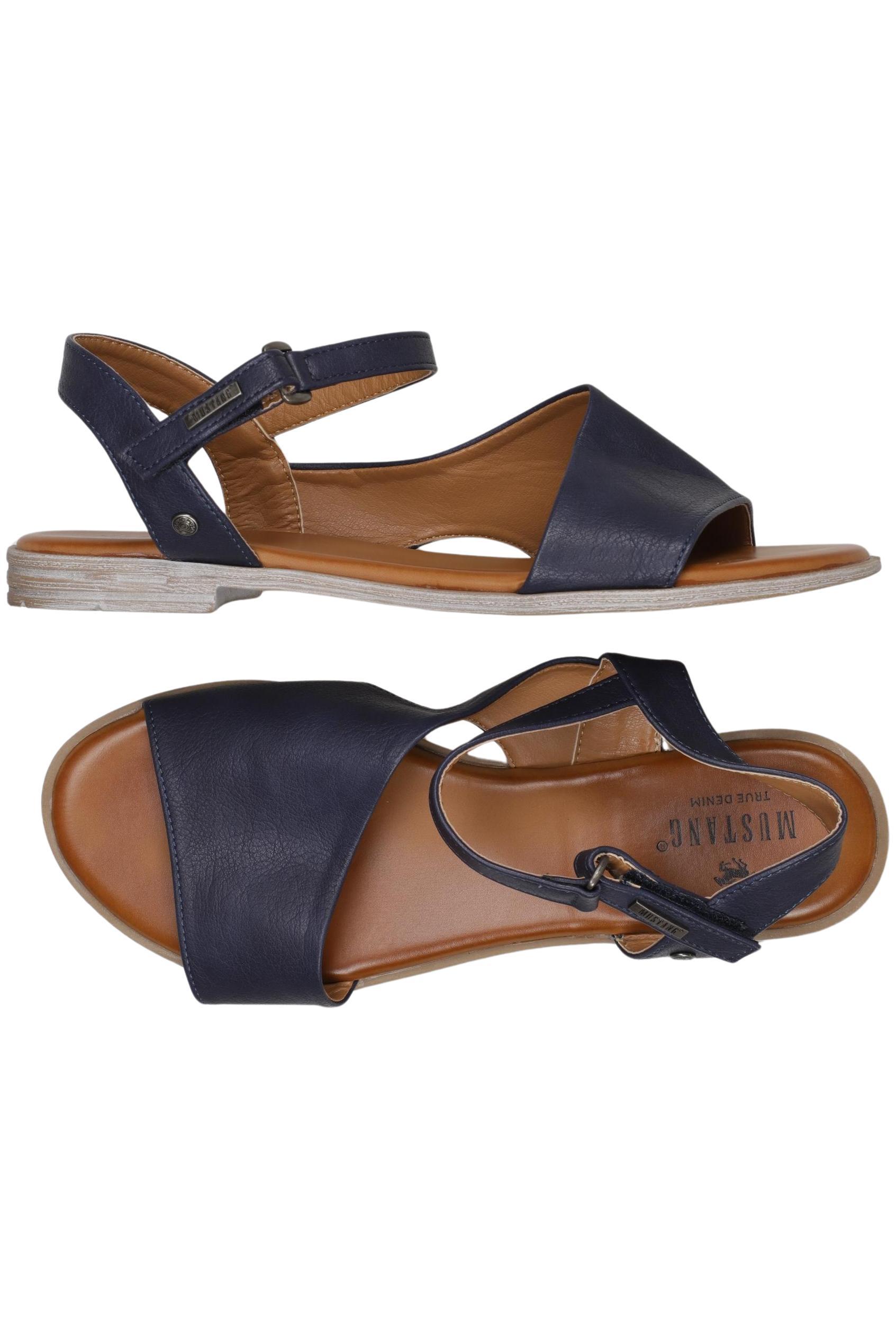 

Mustang Damen Sandale, marineblau, Gr. 40