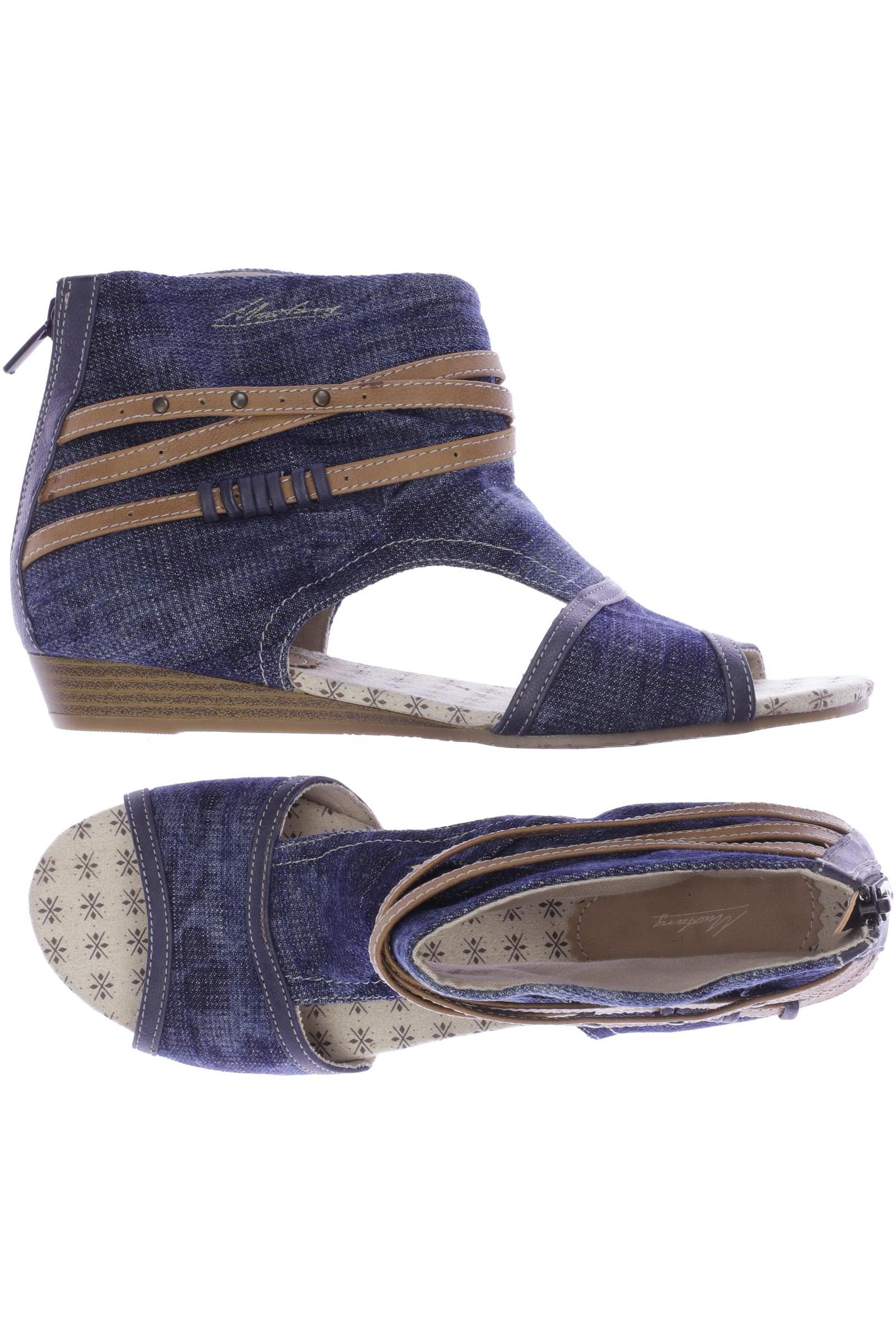 

Mustang Damen Sandale, blau, Gr. 39