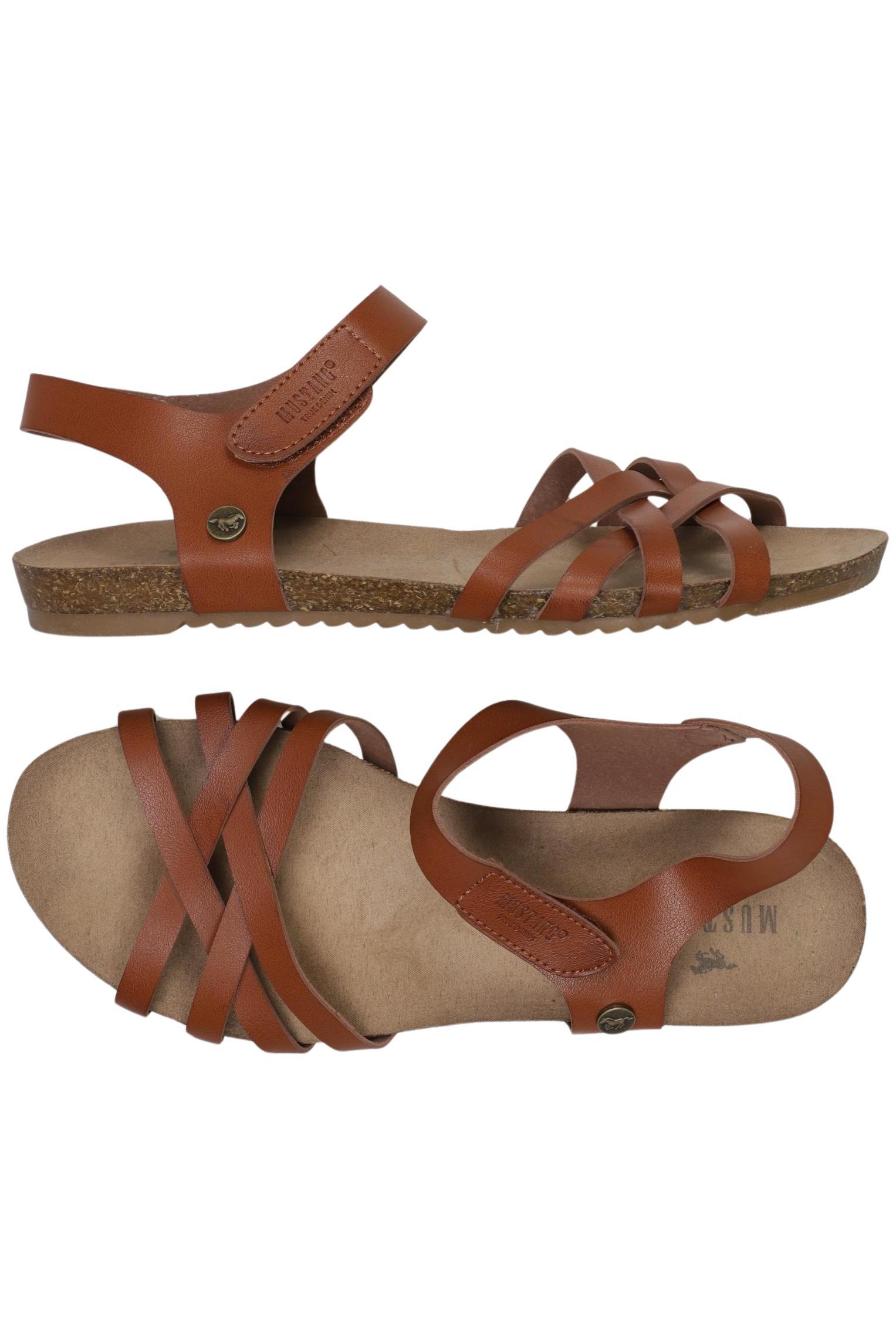 

Mustang Damen Sandale, braun, Gr. 40