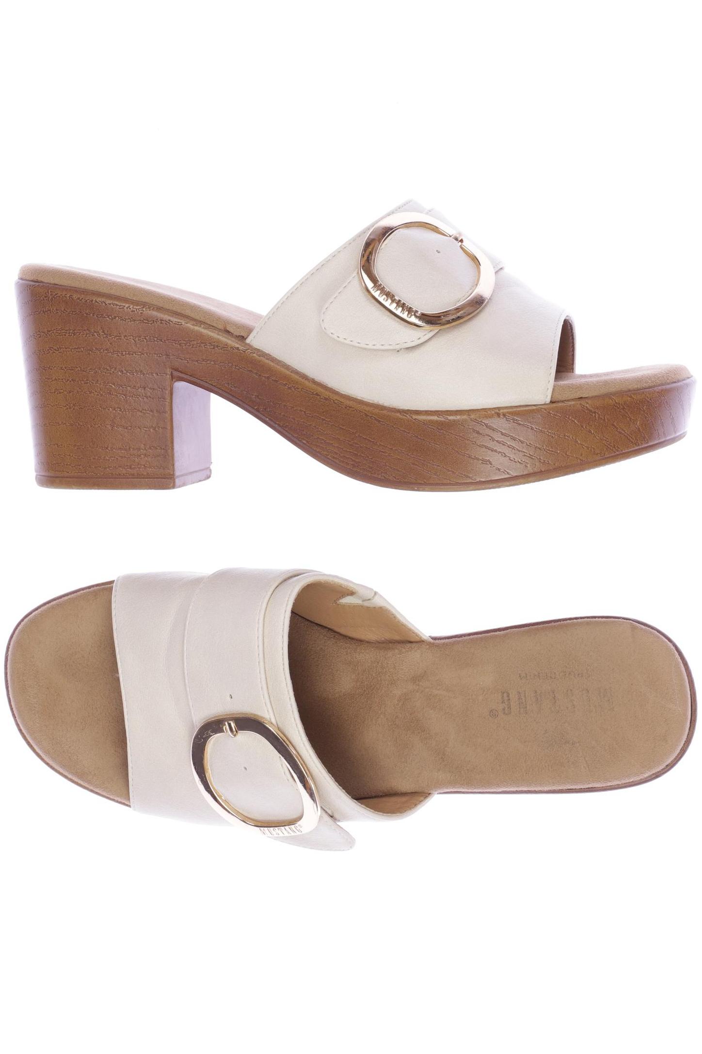 

Mustang Damen Sandale, beige, Gr. 38