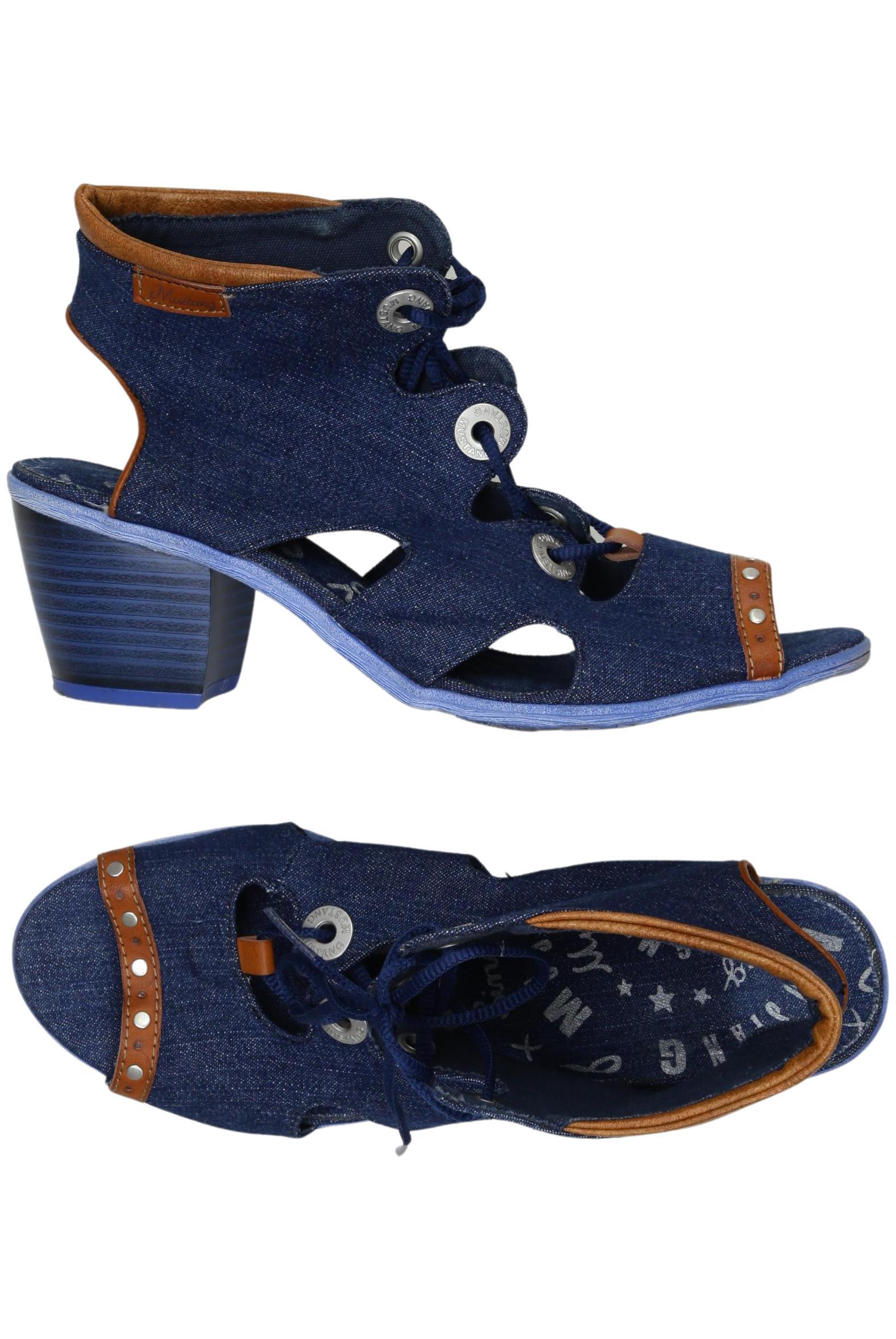 

Mustang Damen Sandale, marineblau, Gr. 39