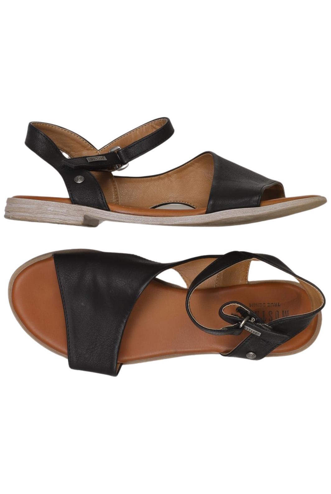 

Mustang Damen Sandale, schwarz, Gr. 39