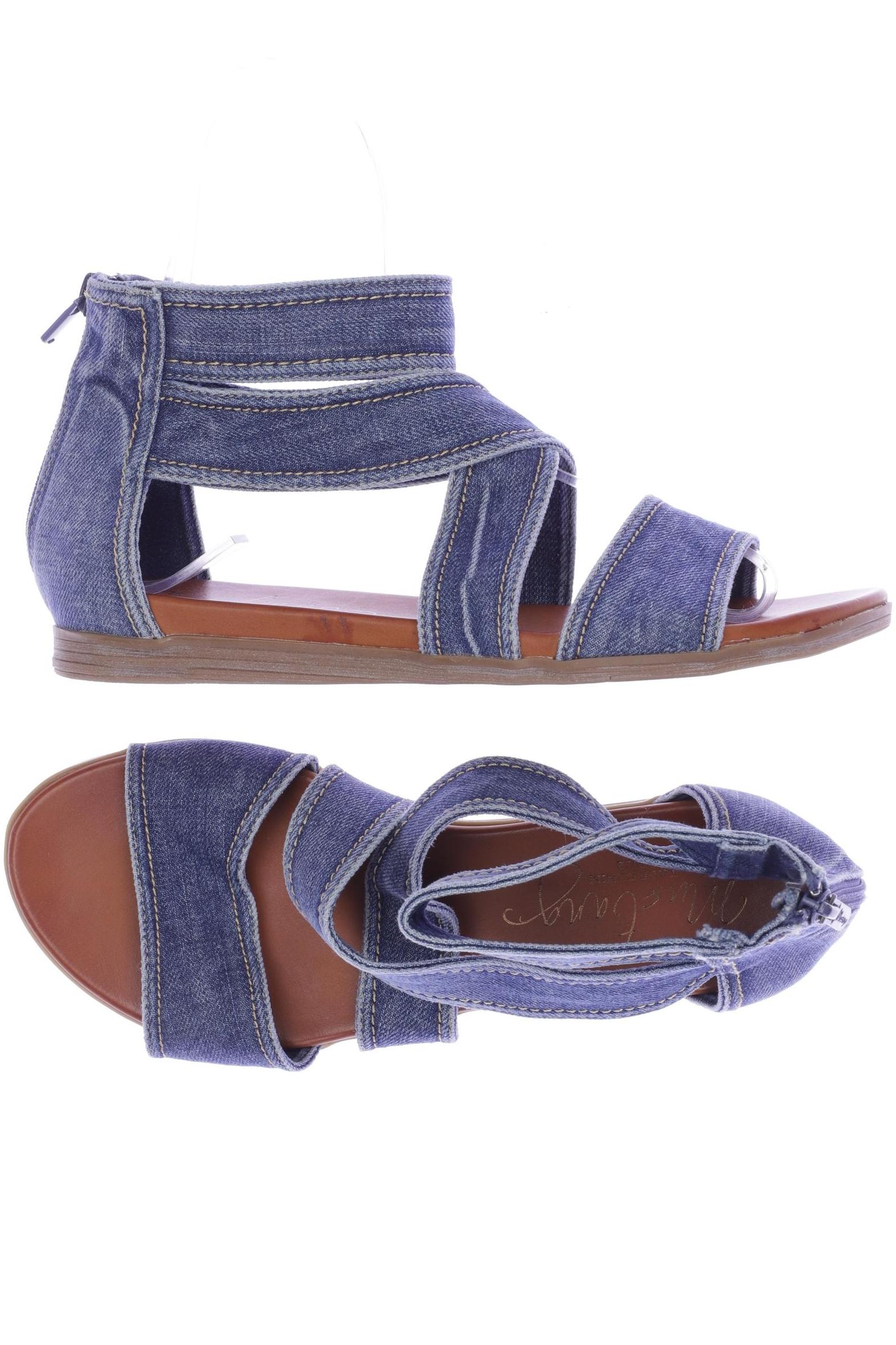 

Mustang Damen Sandale, blau, Gr. 39