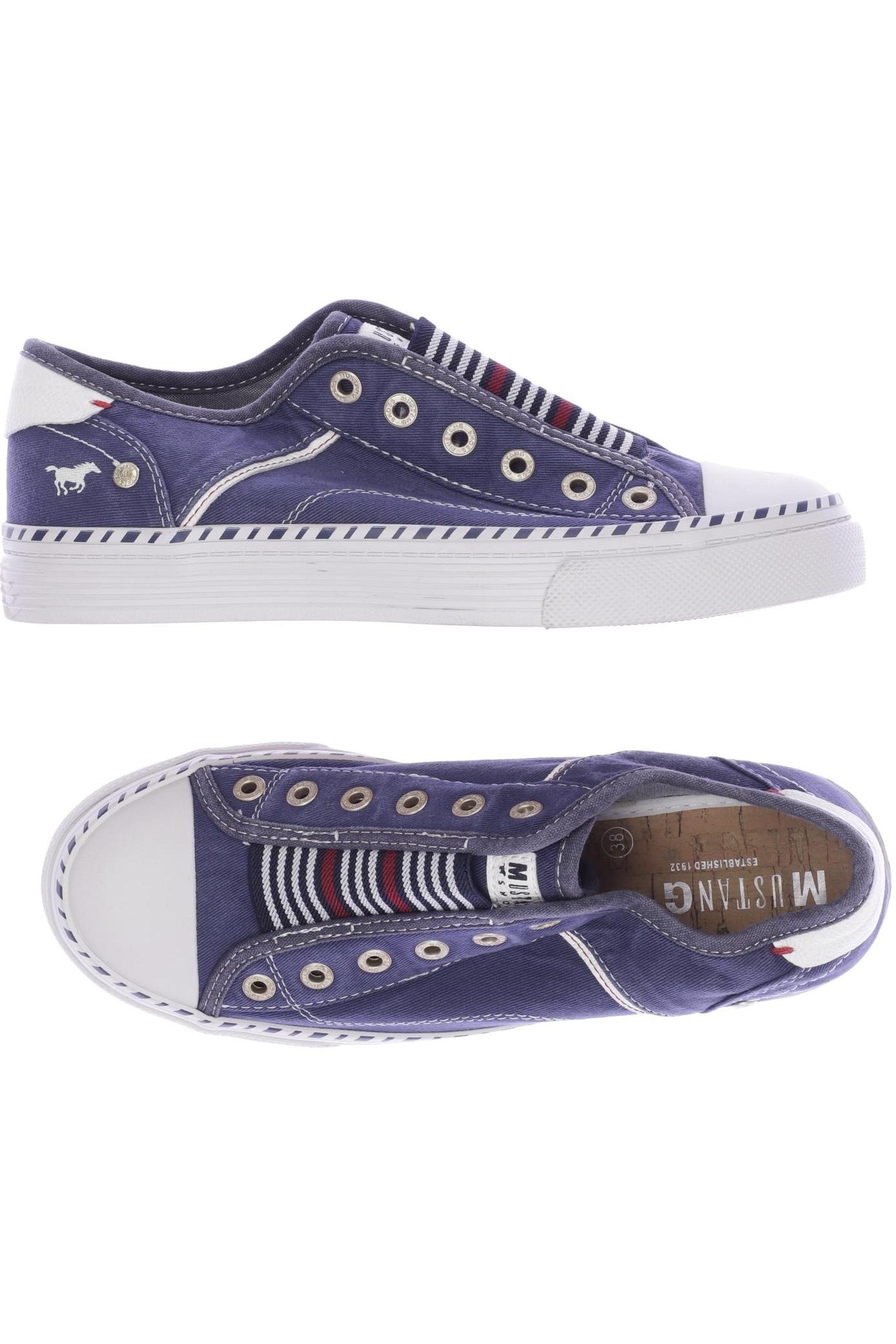 

Mustang Damen Sneakers, blau, Gr. 38