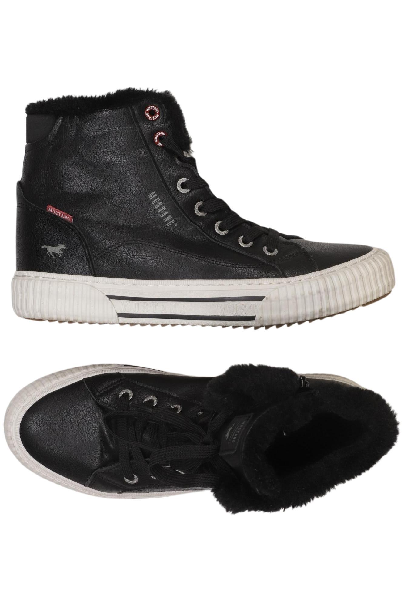 

Mustang Damen Sneakers, schwarz, Gr. 39