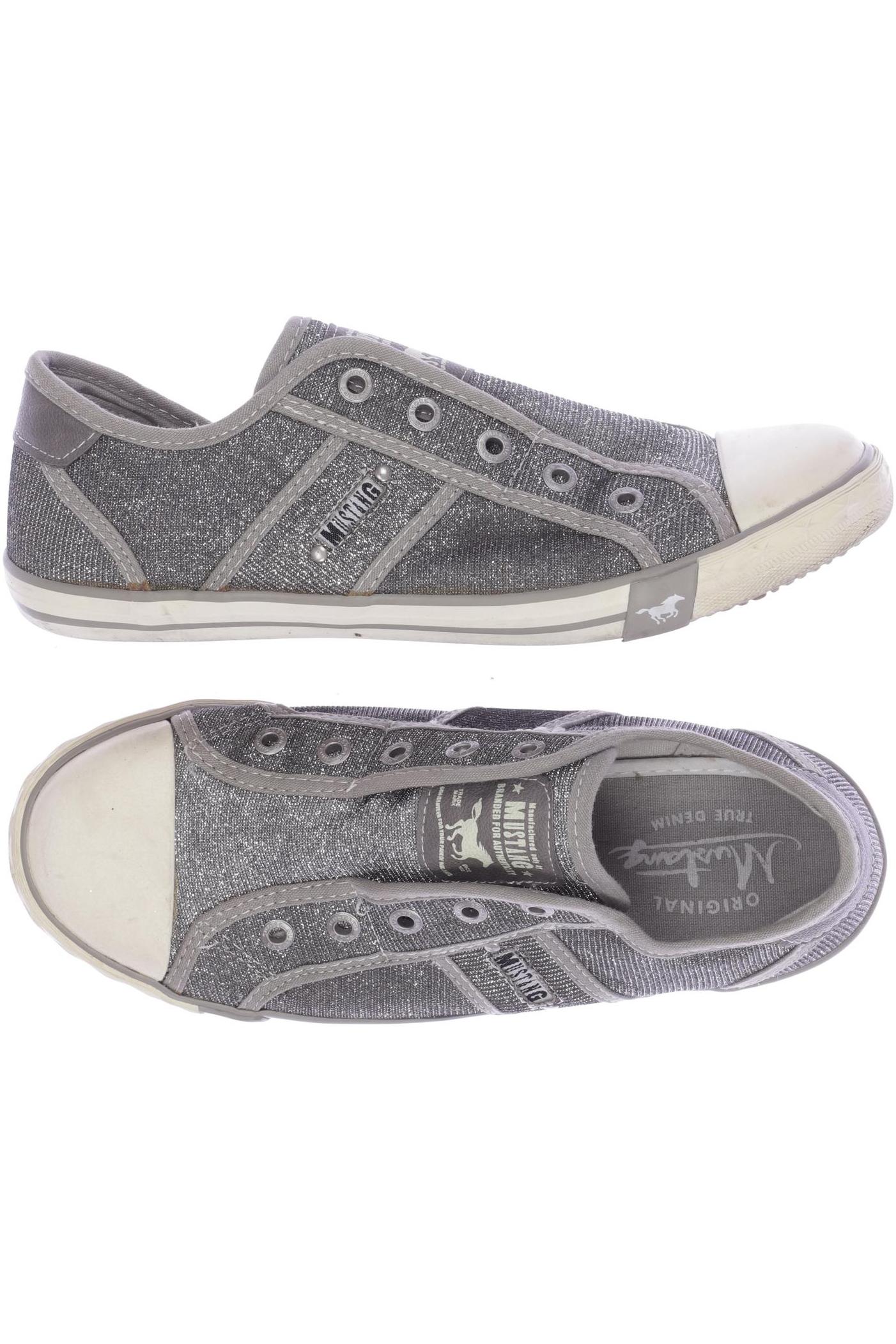 

Mustang Damen Sneakers, silber, Gr. 38
