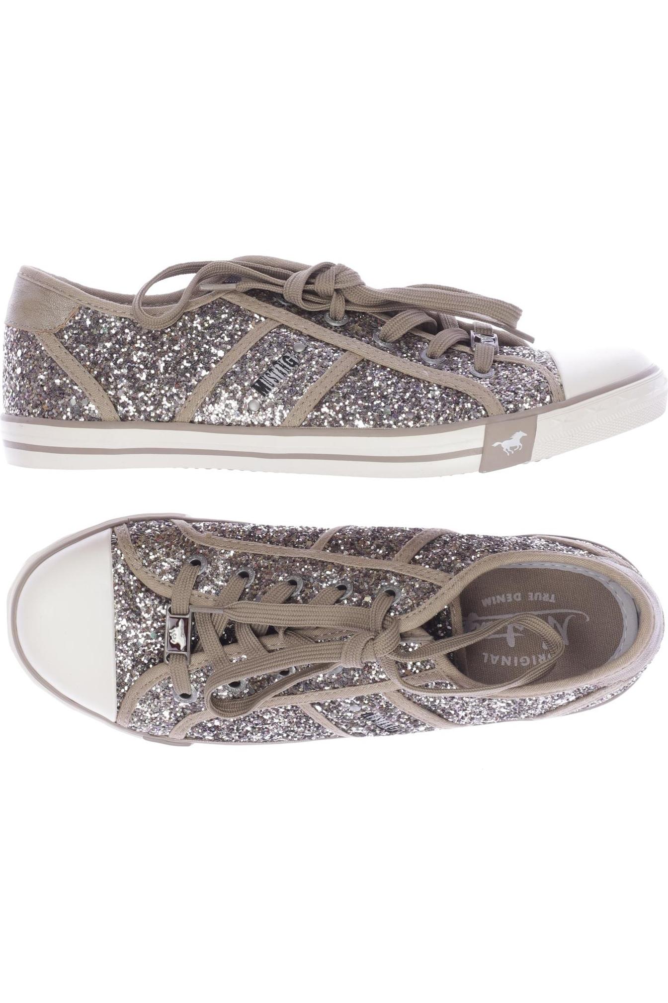 

Mustang Damen Sneakers, silber, Gr. 39