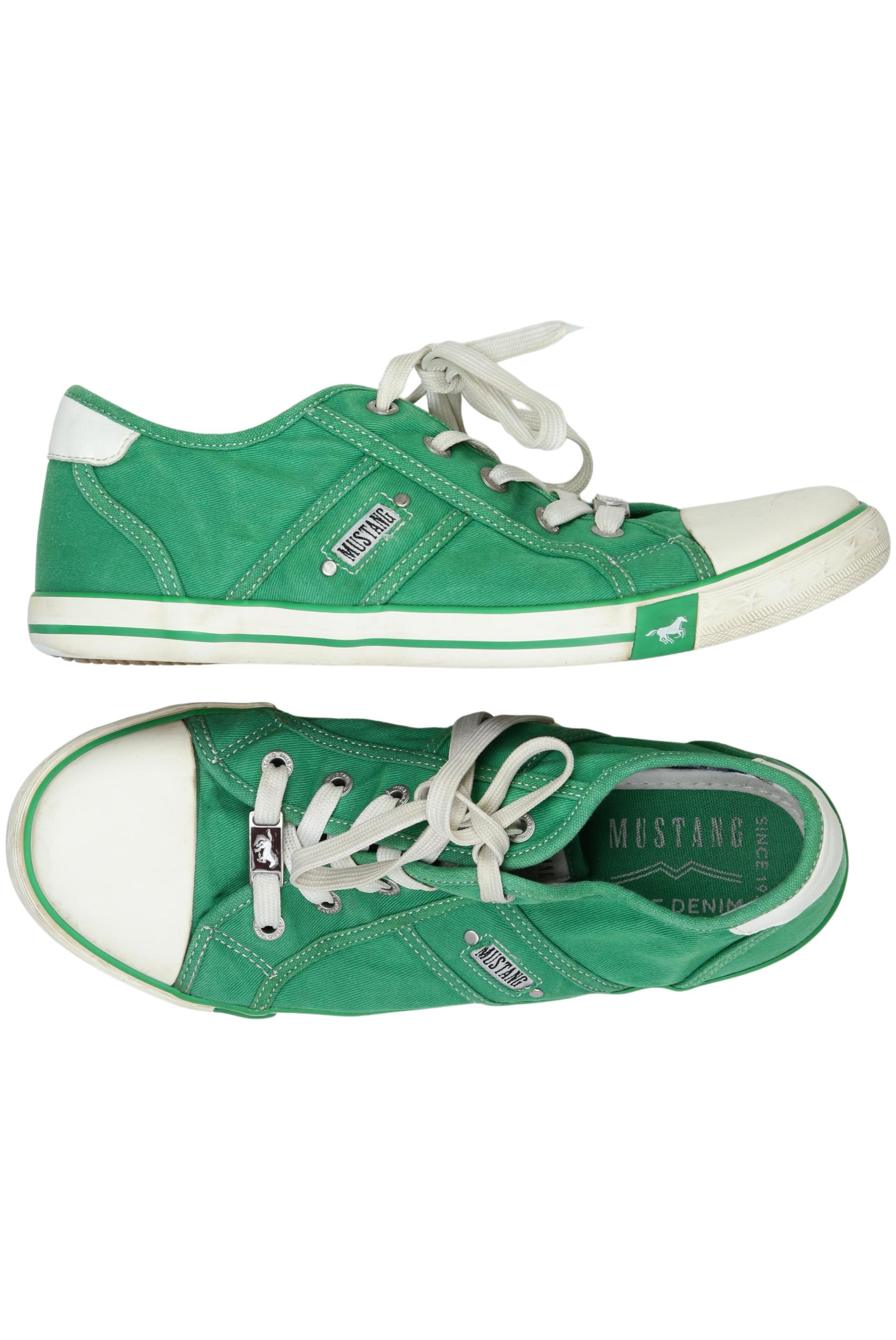 

Mustang Damen Sneakers, grün, Gr. 39