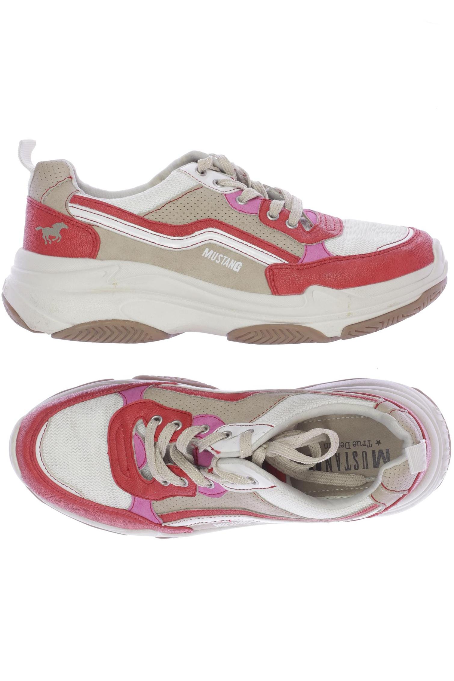 Thumbnail - Mustang Damen Sneakers, beige, Gr. 40