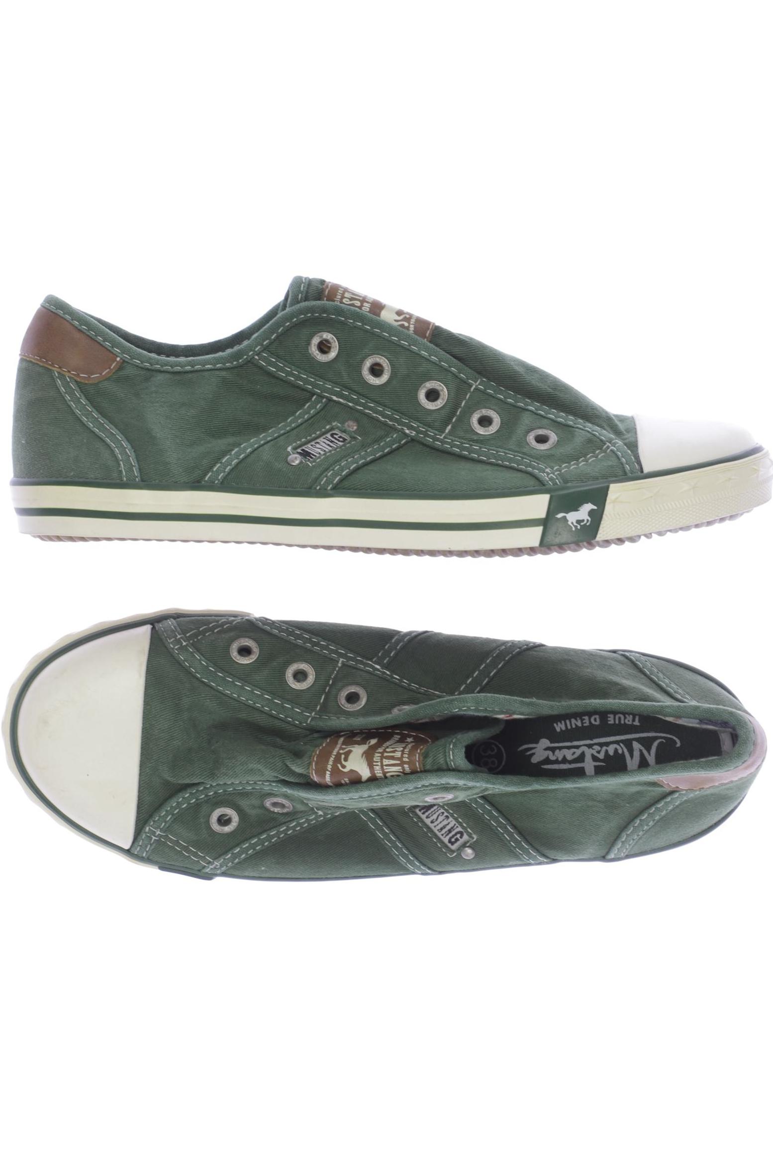

Mustang Damen Sneakers, grün, Gr. 38