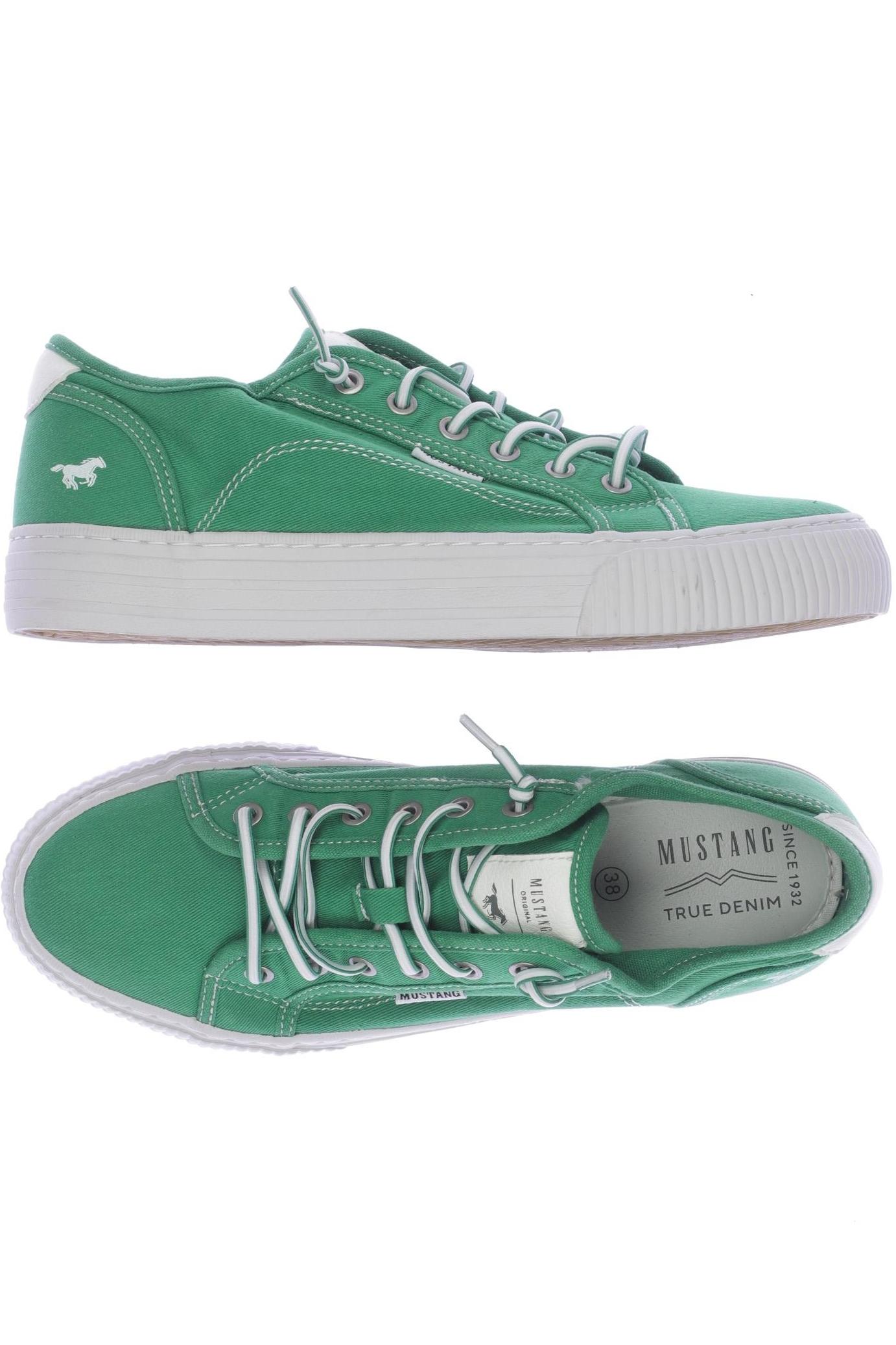

Mustang Damen Sneakers, grün, Gr. 38
