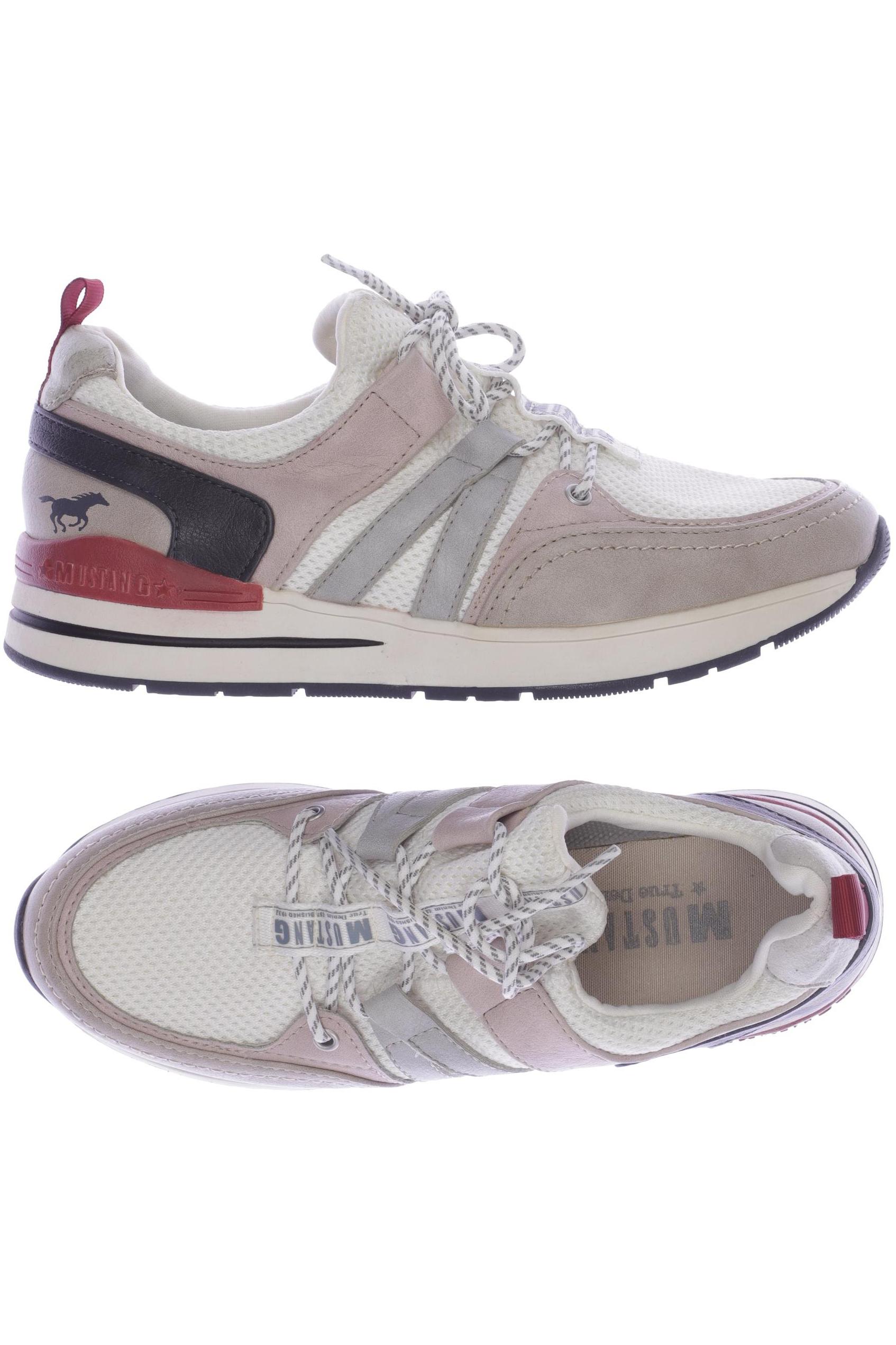 

MUSTANG Damen Sneakers, cremeweiß