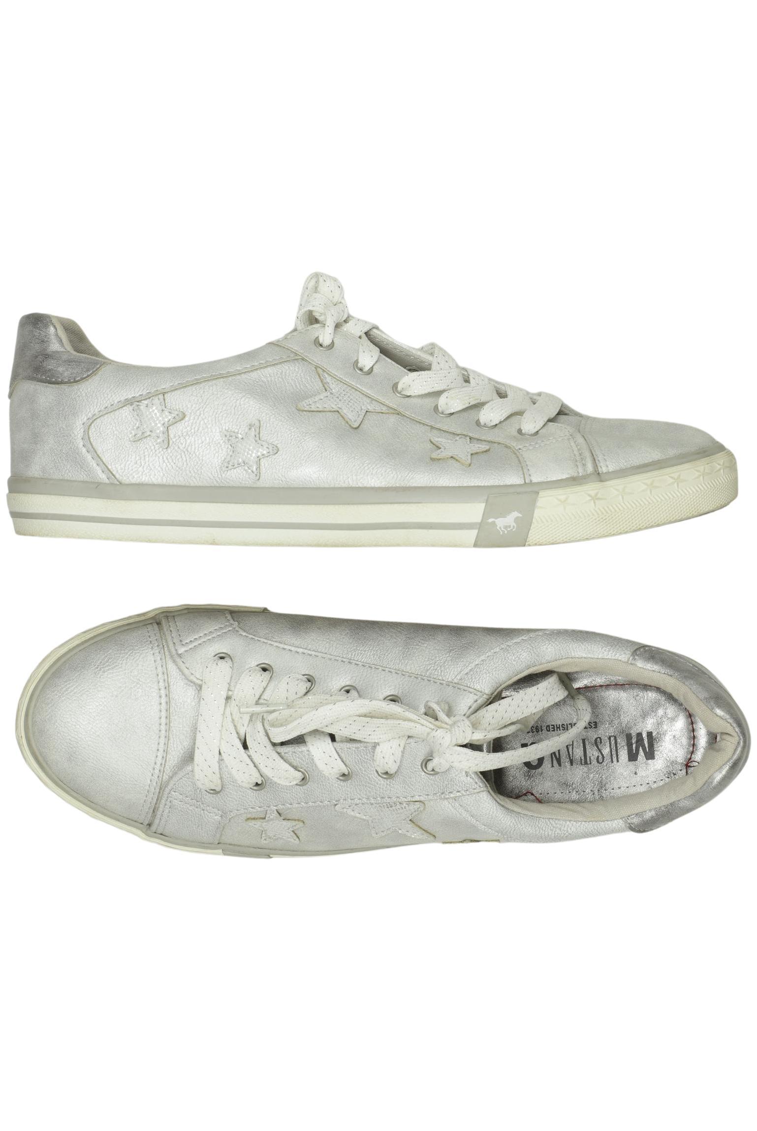 

Mustang Damen Sneakers, silber, Gr. 43